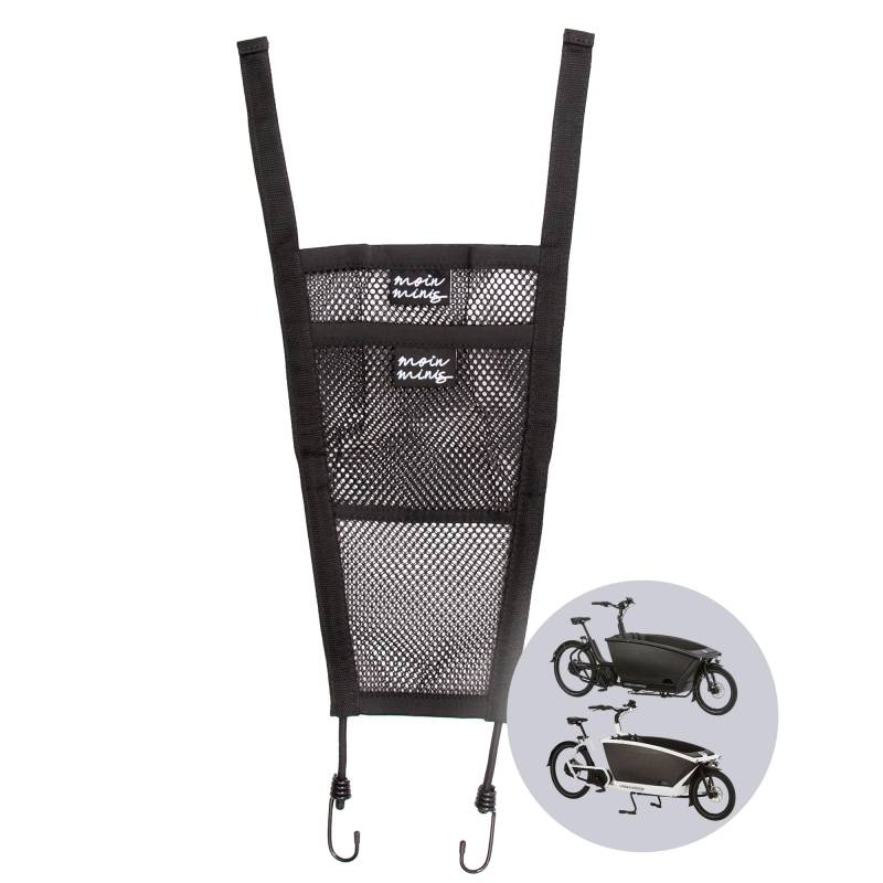 moin minis hinteres Gepäcknetz für Urban Arrow Family Lastenrad Fahhrad Cargo Bike Netz Gumminetz Ersatz für Fahrradtasche oder Fahrradkorb von moin minis