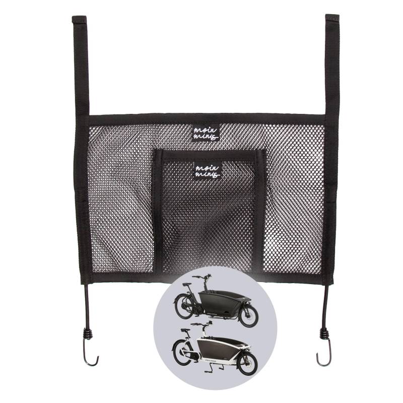 moin minis seitliches Gepäcknetz für Urban Arrow Family Lastenrad Fahhrad Cargo Bike Netz Gumminetz Ersatz für Fahrradtasche oder Fahrradkorb von moin minis