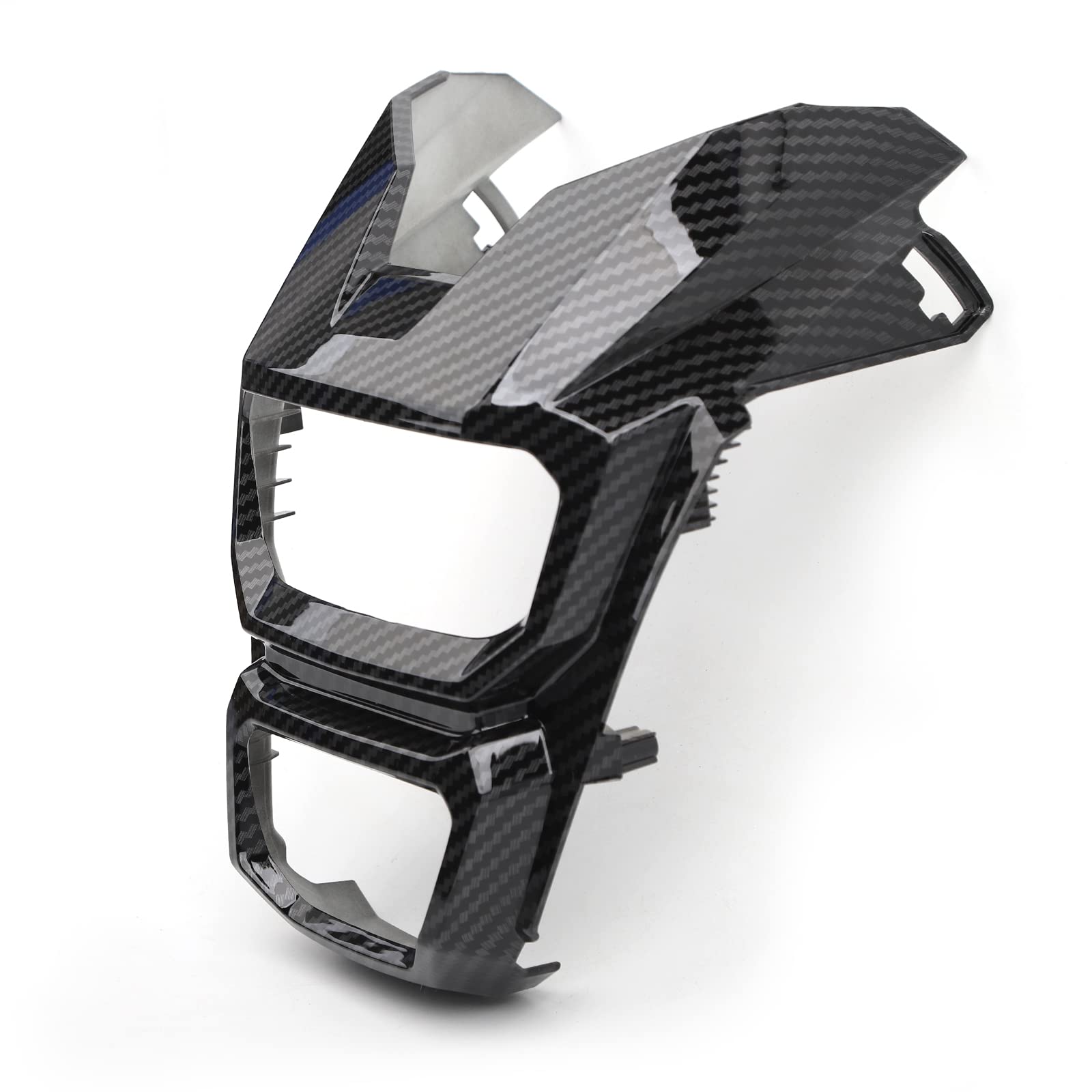 Mokuo Motorrad-Scheinwerferabdeckung, Kohlefaser, passend für Honda Grom MSX125 Verkleidung Kit Teile Mokuo Motorrad-Scheinwerferabdeckung, Kohlefaser, passend für Honda Grom MSX125 Verkleidung Kit Teile von mokuo