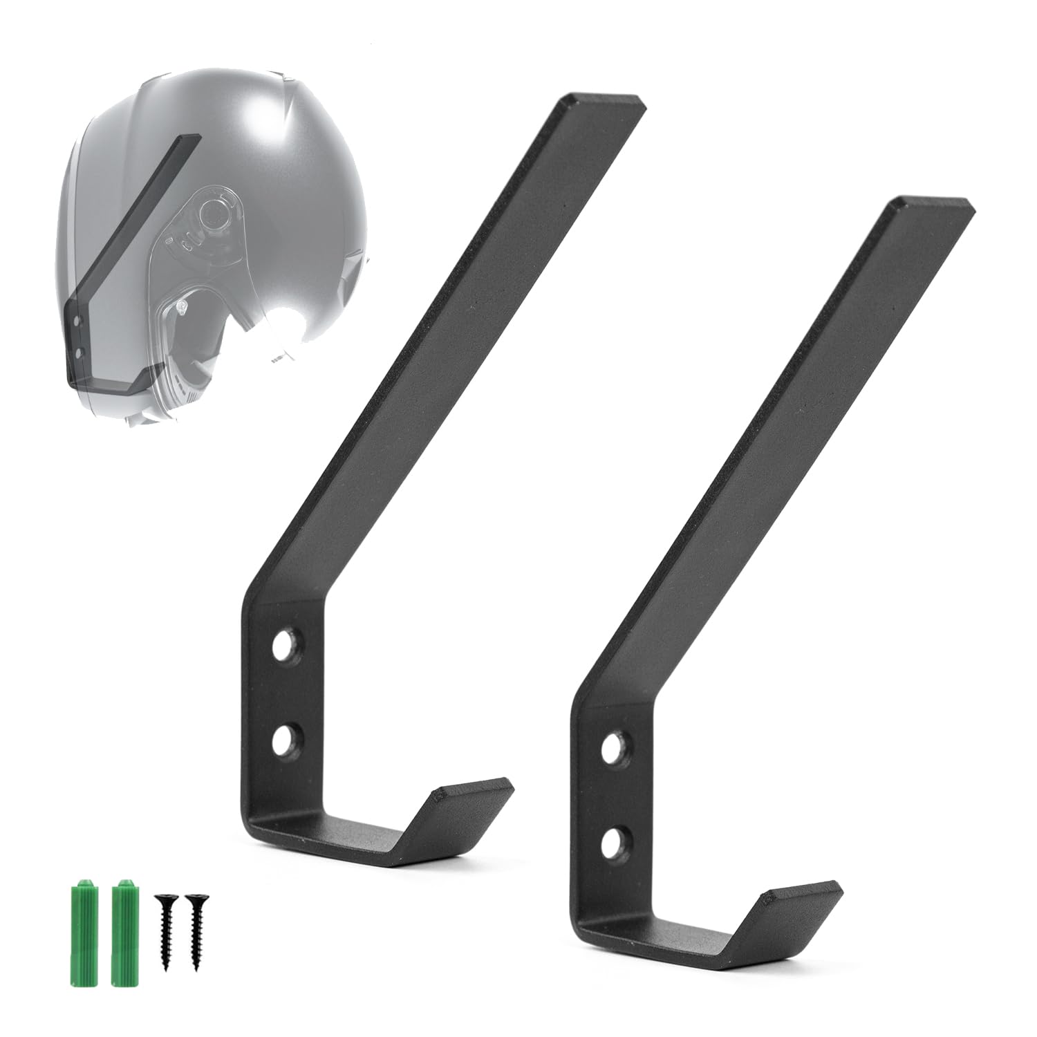 Helm Halterung Wand, 2 Stück Helmhalterung Wand Helmhalter Motorrad Helm Halterung für Motorradhelm Helmhalterung Wand Helm Wandhalterung mit Schrauben für Motorradhelm Fahrradhelm Schlüssel, Schwarz Helm Halterung Wand, 2 Stück Helmhalterung Wand Helmhalter Motorrad Helm Halterung für Motorradhelm Helmhalterung Wand Helm Wandhalterung mit Schrauben für Motorradhelm Fahrradhelm Schlüssel, Schwarz von mongtsamz