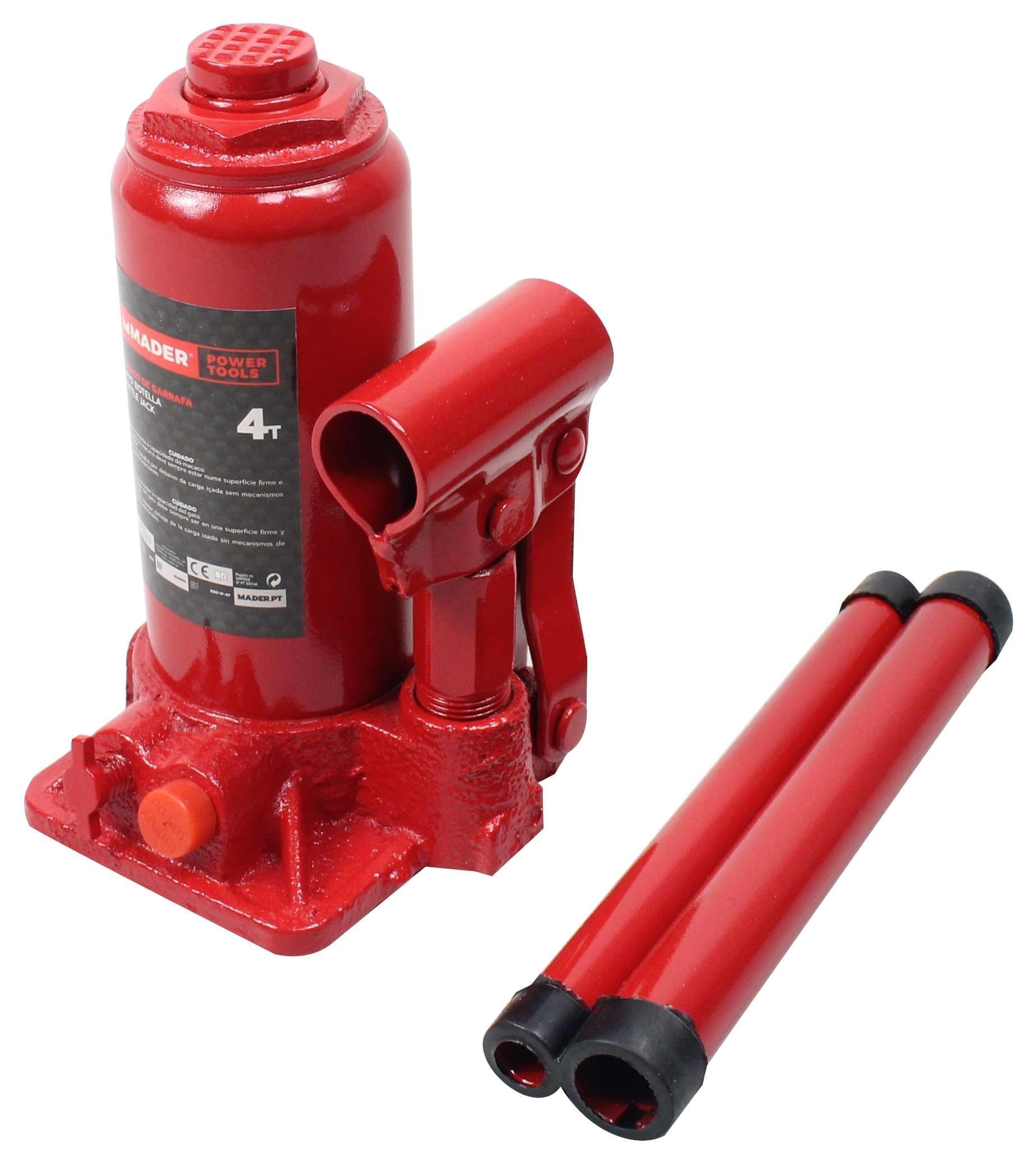Wagenheber, hydraulisch, 4 Tonnen, robuste Struktur, einfach zu bedienen, ideal zum Heben von Fahrzeugen und schweren Maschinen Wagenheber, hydraulisch, 4 Tonnen, robuste Struktur, einfach zu bedienen, ideal zum Heben von Fahrzeugen und schweren Maschinen von monkey ladder