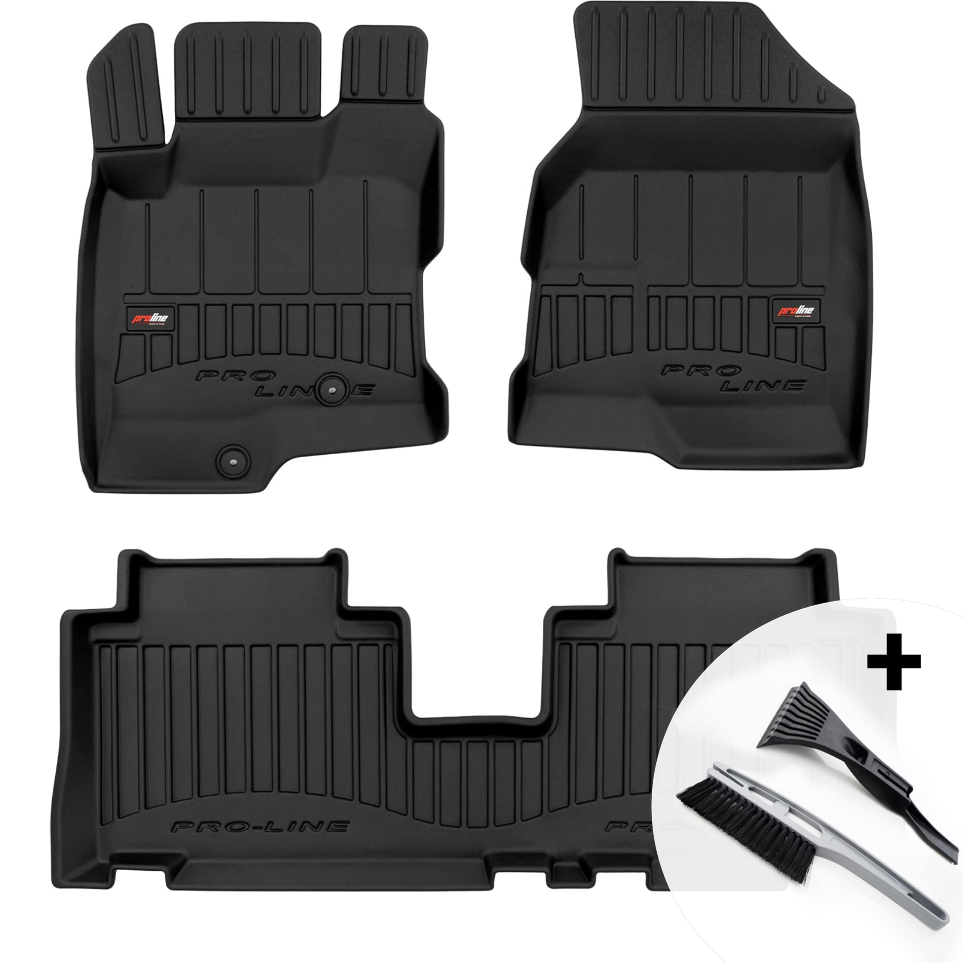 moto-MOLTICO 3D Gummimatten Auto, 3-teiliges Set, Allwetter Gummi Fußmatten, Antirutsch & Wasserfest Autoteppiche - passend für Chevrolet Captiva 2006-2018 moto-MOLTICO 3D Gummimatten Auto, 3-teiliges Set, Allwetter Gummi Fußmatten, Antirutsch & Wasserfest Autoteppiche - passend für Chevrolet Captiva 2006-2018 von moto-MOLTICO