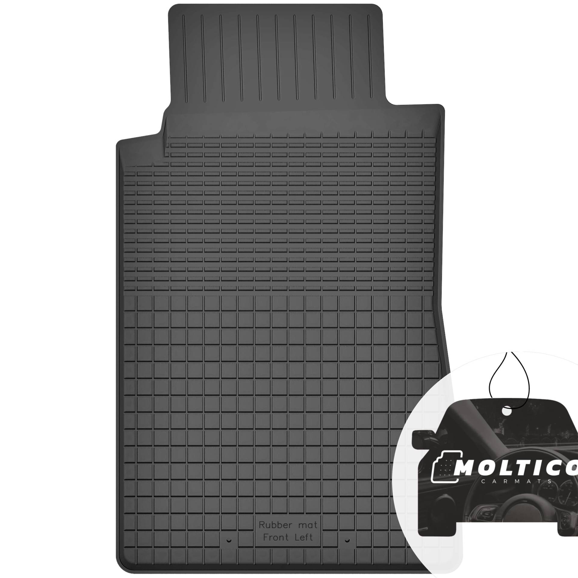 moto-MOLTICO Fahrer Gummimatten Auto, 1-teiliges Set, Allwetter Gummi Fußmatten mit Rand, Antirutsch & Wasserfest Autoteppiche - passend für Mercedes SLK R172 2011-2019 moto-MOLTICO Fahrer Gummimatten Auto, 1-teiliges Set, Allwetter Gummi Fußmatten mit Rand, Antirutsch & Wasserfest Autoteppiche - passend für Mercedes SLK R172 2011-2019 von moto-MOLTICO