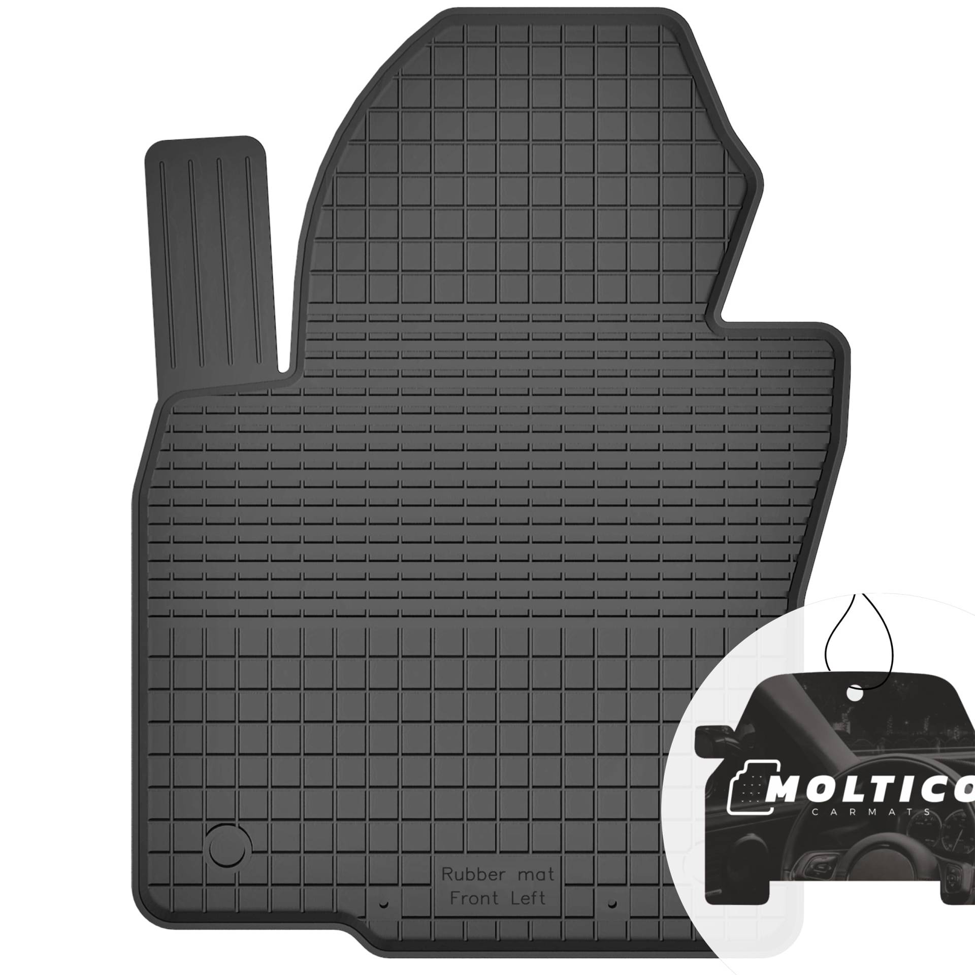 moto-MOLTICO Fahrer Gummimatten Auto, 1-teiliges Set, Allwetter Gummi Fußmatten mit Rand, Antirutsch & Wasserfest Autoteppiche - passend für Renault Kangoo II ab 2008 moto-MOLTICO Fahrer Gummimatten Auto, 1-teiliges Set, Allwetter Gummi Fußmatten mit Rand, Antirutsch & Wasserfest Autoteppiche - passend für Renault Kangoo II ab 2008 von moto-MOLTICO