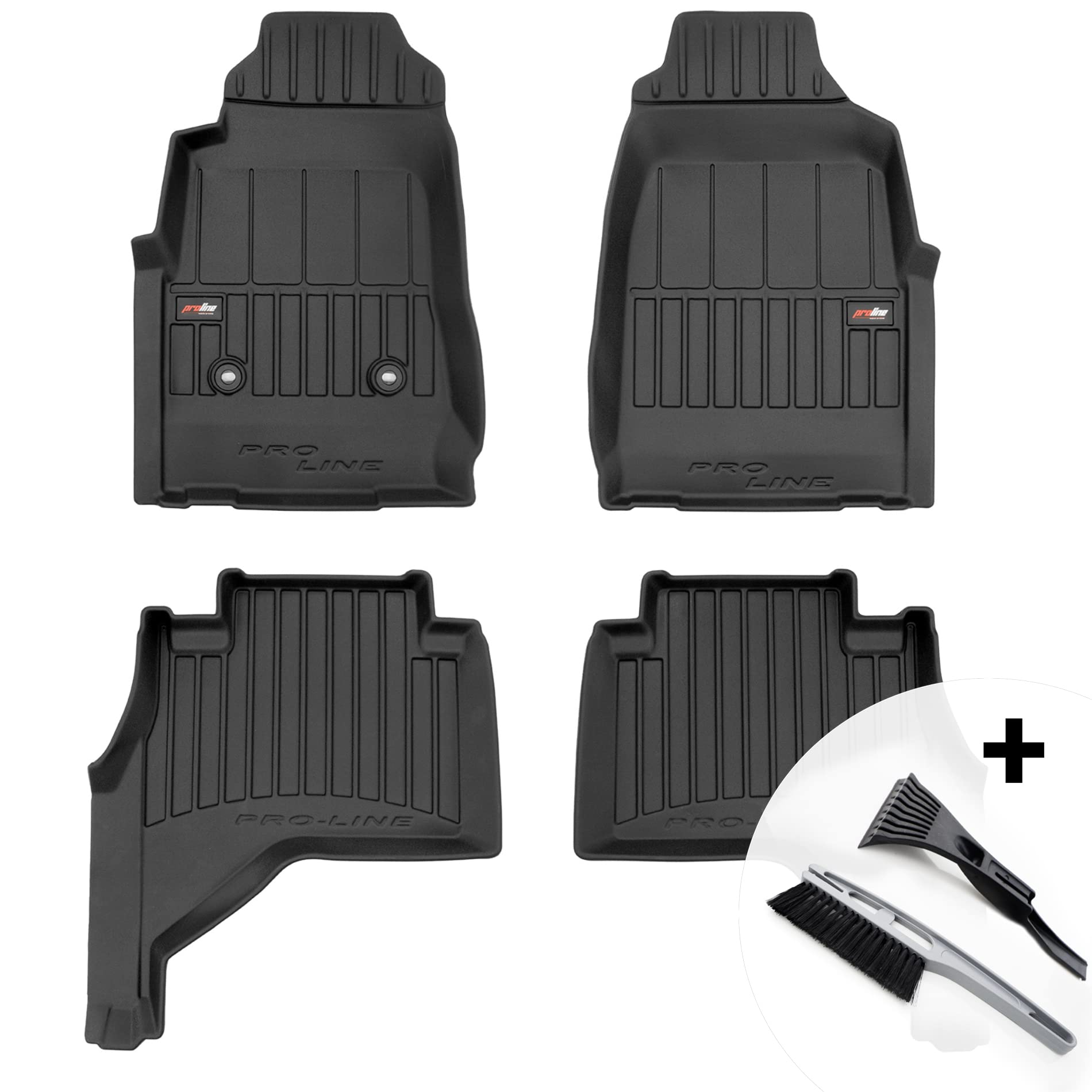 moto-MOLTICO 3D Gummimatten Auto, 4-teiliges Set, Allwetter Gummi Fußmatten, Antirutsch & Wasserfest Autoteppiche - passend für Isuzu D-MAX II 2011-2019 moto-MOLTICO 3D Gummimatten Auto, 4-teiliges Set, Allwetter Gummi Fußmatten, Antirutsch & Wasserfest Autoteppiche - passend für Isuzu D-MAX II 2011-2019 von moto-MOLTICO
