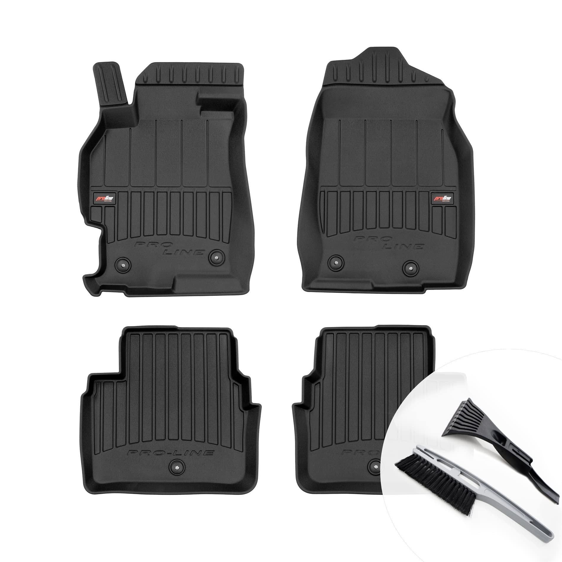 moto-MOLTICO 3D Gummimatten Auto, 4-teiliges Set, Allwetter Gummi Fußmatten, Antirutsch & Wasserfest Autoteppiche - passend für Mazda 6 II GH 2007-2012 moto-MOLTICO 3D Gummimatten Auto, 4-teiliges Set, Allwetter Gummi Fußmatten, Antirutsch & Wasserfest Autoteppiche - passend für Mazda 6 II GH 2007-2012 von moto-MOLTICO