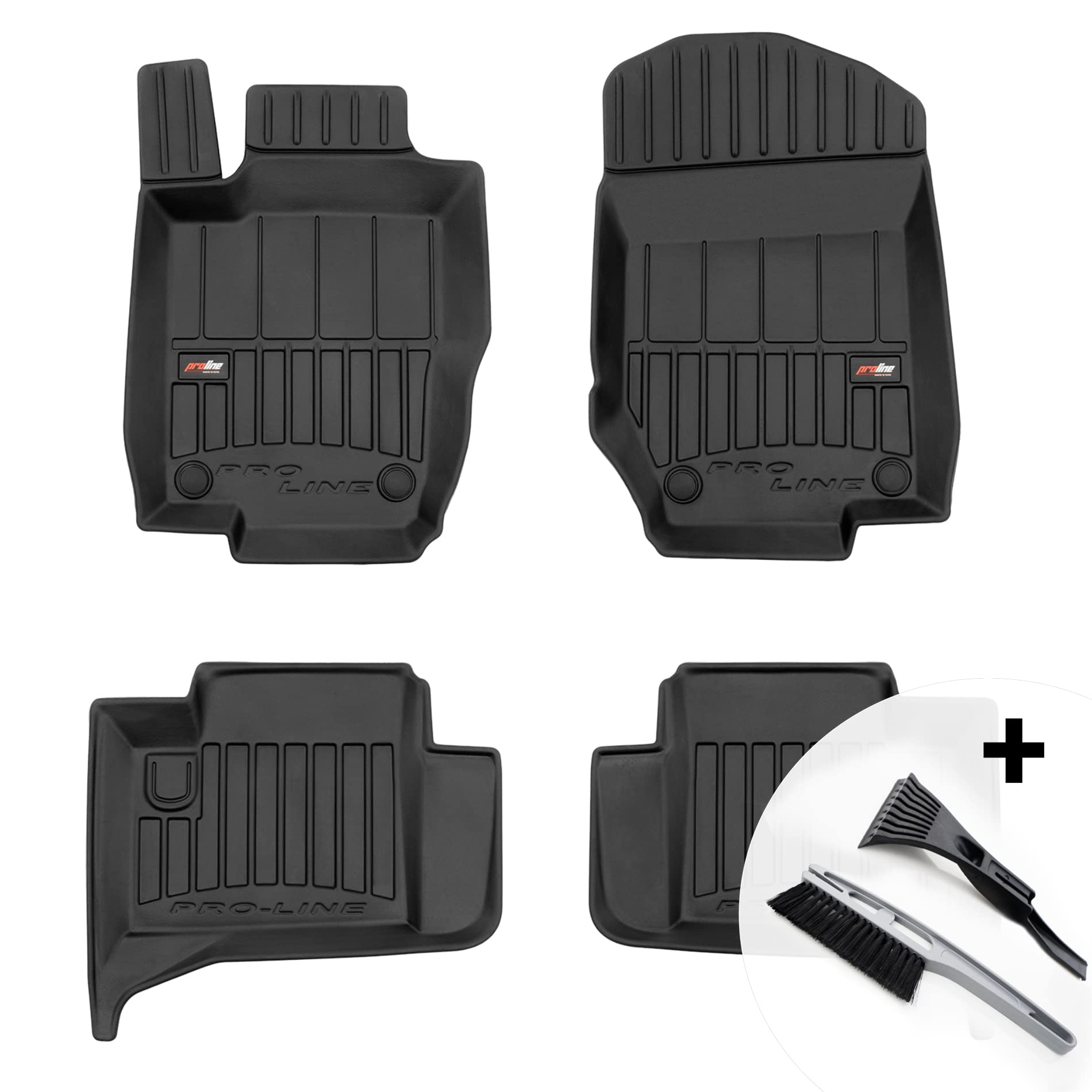 moto-MOLTICO 3D Gummimatten Auto, 4-teiliges Set, Allwetter Gummi Fußmatten, Antirutsch & Wasserfest Autoteppiche - passend für Mercedes-Benz ML II W164 2005-2011 moto-MOLTICO 3D Gummimatten Auto, 4-teiliges Set, Allwetter Gummi Fußmatten, Antirutsch & Wasserfest Autoteppiche - passend für Mercedes-Benz ML II W164 2005-2011 von moto-MOLTICO