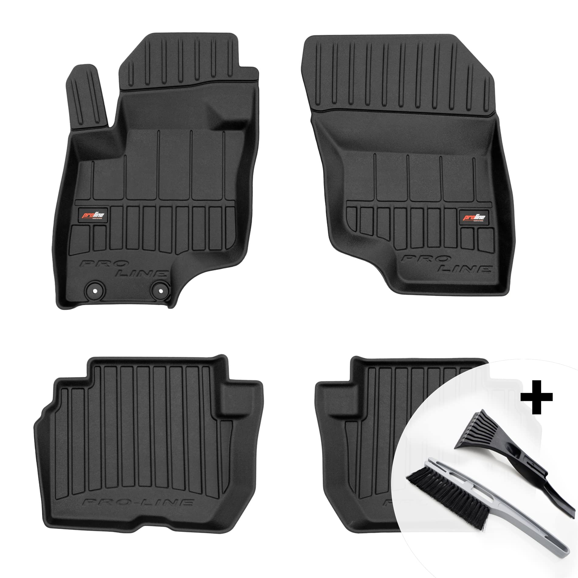 moto-MOLTICO 3D Gummimatten Auto, 4-teiliges Set, Allwetter Gummi Fußmatten, Antirutsch & Wasserfest Autoteppiche - passend für Mitsubishi Eclipse Cross PHEV ab 2018 moto-MOLTICO 3D Gummimatten Auto, 4-teiliges Set, Allwetter Gummi Fußmatten, Antirutsch & Wasserfest Autoteppiche - passend für Mitsubishi Eclipse Cross PHEV ab 2018 von moto-MOLTICO