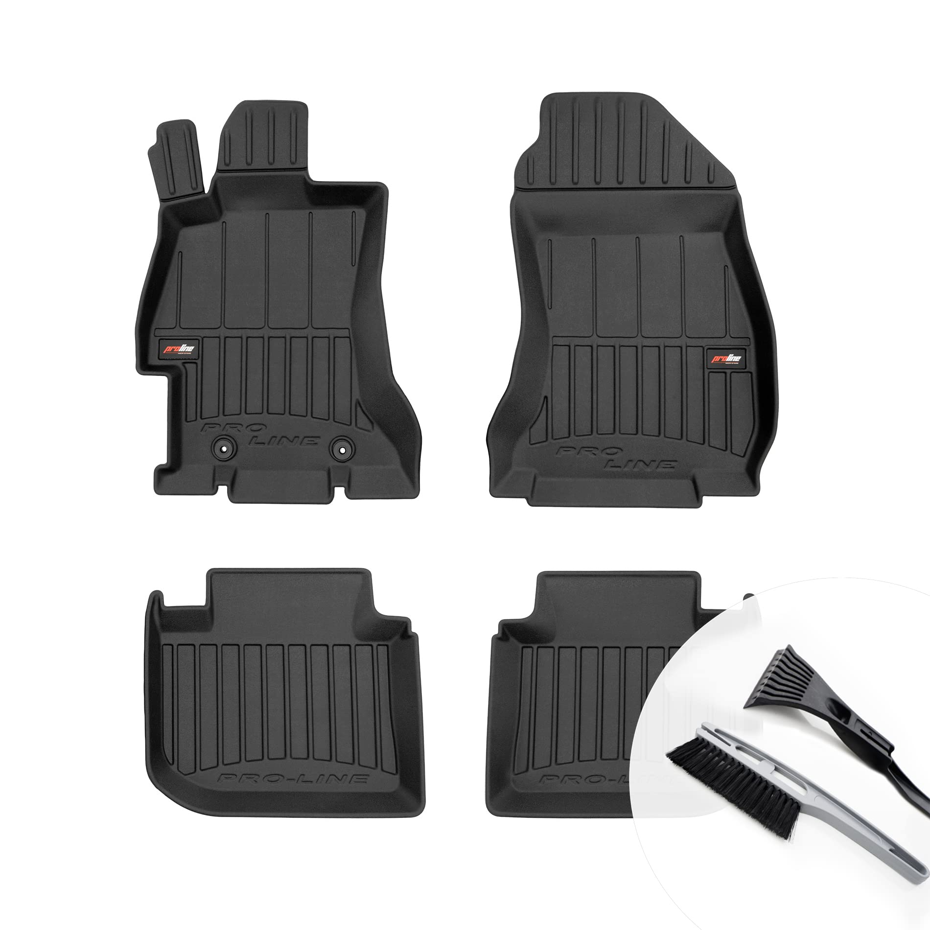 moto-MOLTICO 3D Gummimatten Auto, 4-teiliges Set, Allwetter Gummi Fußmatten, Antirutsch & Wasserfest Autoteppiche - passend für Subaru Impreza IV XV I Levorg I WRX STi moto-MOLTICO 3D Gummimatten Auto, 4-teiliges Set, Allwetter Gummi Fußmatten, Antirutsch & Wasserfest Autoteppiche - passend für Subaru Impreza IV XV I Levorg I WRX STi von moto-MOLTICO