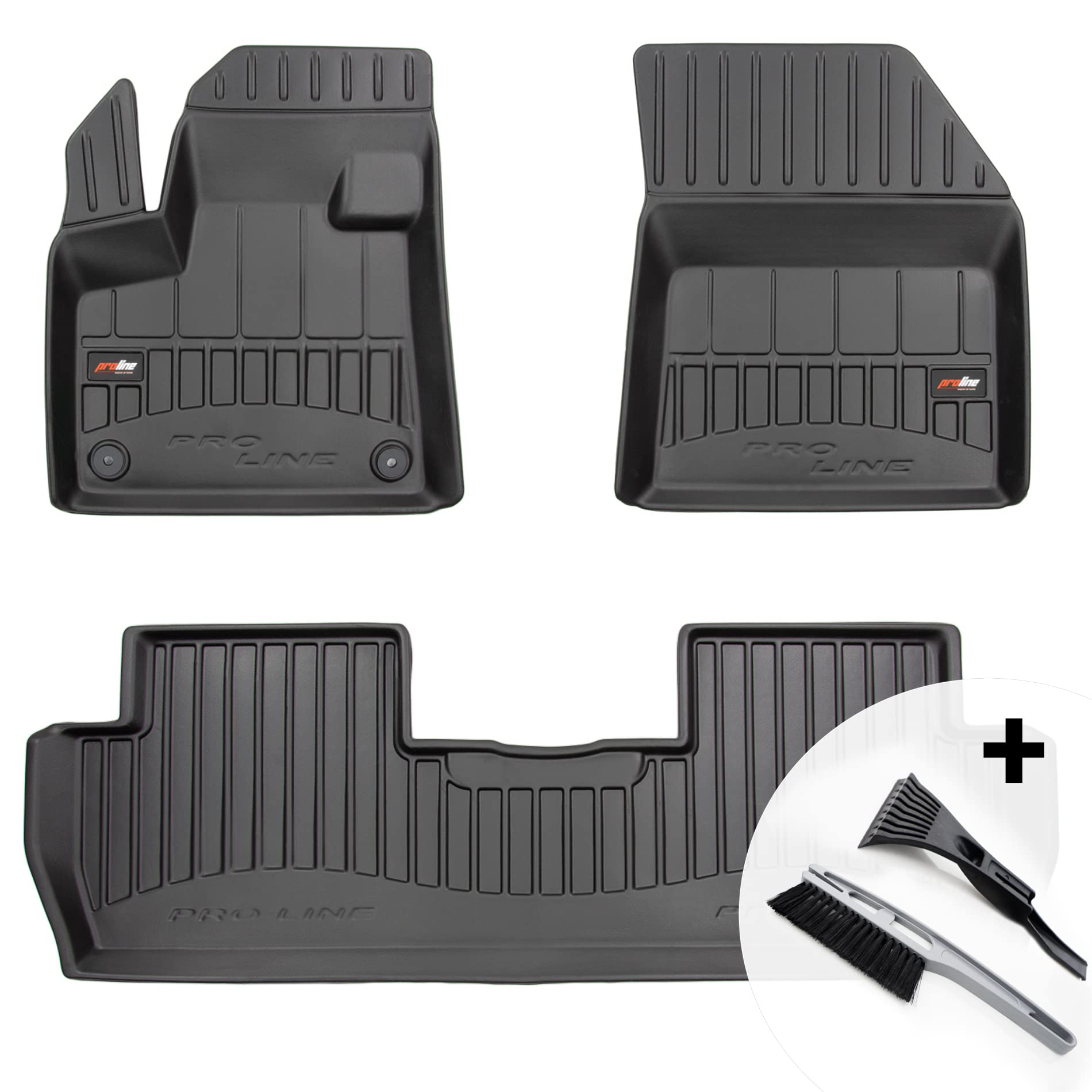 moto-MOLTICO 3D Gummimatten Auto, 3-teiliges Set, Allwetter Gummi Fußmatten, Antirutsch & Wasserfest Autoteppiche - passend für Peugeot 5008 II ab 2017 moto-MOLTICO 3D Gummimatten Auto, 3-teiliges Set, Allwetter Gummi Fußmatten, Antirutsch & Wasserfest Autoteppiche - passend für Peugeot 5008 II ab 2017 von moto-MOLTICO