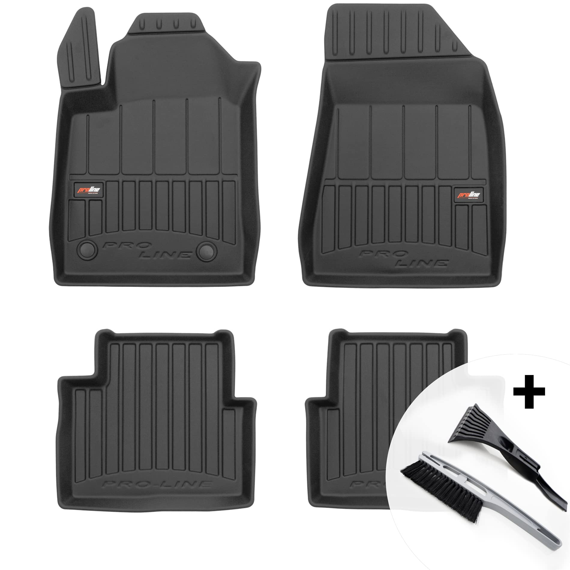 moto-MOLTICO 3D Gummimatten Auto, 4-teiliges Set, Allwetter Gummi Fußmatten, Antirutsch & Wasserfest Autoteppiche - passend für Alfa Romeo Giulietta 2010-2020 moto-MOLTICO 3D Gummimatten Auto, 4-teiliges Set, Allwetter Gummi Fußmatten, Antirutsch & Wasserfest Autoteppiche - passend für Alfa Romeo Giulietta 2010-2020 von moto-MOLTICO
