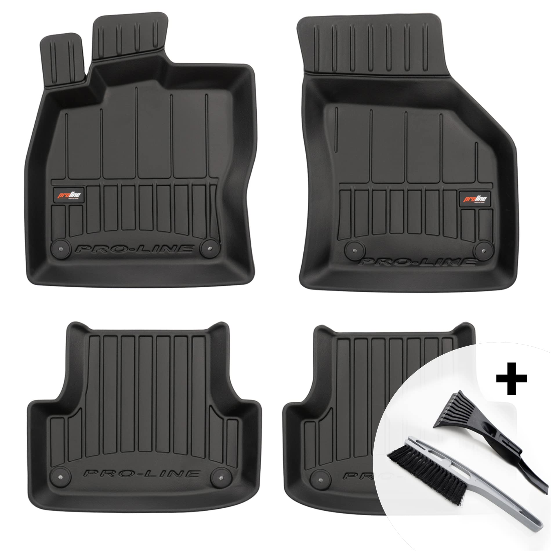 moto-MOLTICO 3D Gummimatten Auto, 4-teiliges Set, Allwetter Gummi Fußmatten, Antirutsch & Wasserfest Autoteppiche - passend für Audi A3 8V 2012-2020 moto-MOLTICO 3D Gummimatten Auto, 4-teiliges Set, Allwetter Gummi Fußmatten, Antirutsch & Wasserfest Autoteppiche - passend für Audi A3 8V 2012-2020 von moto-MOLTICO