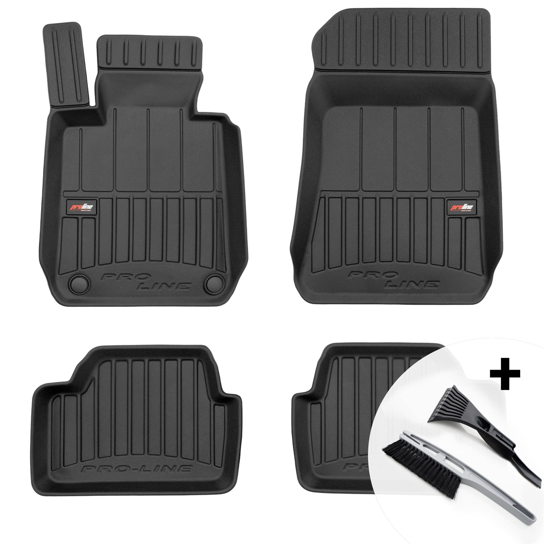 moto-MOLTICO 3D Gummimatten Auto, 4-teiliges Set, Allwetter Gummi Fußmatten, Antirutsch & Wasserfest Autoteppiche - passend für BMW 1er E81 E87 2004-2011 moto-MOLTICO 3D Gummimatten Auto, 4-teiliges Set, Allwetter Gummi Fußmatten, Antirutsch & Wasserfest Autoteppiche - passend für BMW 1er E81 E87 2004-2011 von moto-MOLTICO