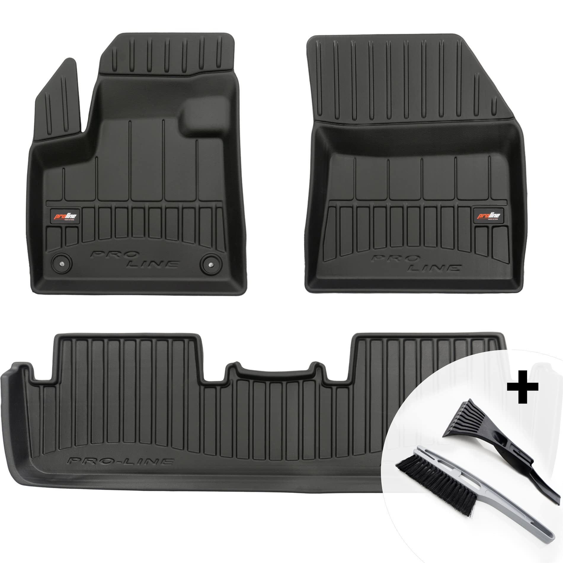 moto-MOLTICO 3D Gummimatten Auto, 4-teiliges Set, Allwetter Gummi Fußmatten, Antirutsch & Wasserfest Autoteppiche - passend für Citroen DS7 Crossback Hybrid ab 2019 moto-MOLTICO 3D Gummimatten Auto, 4-teiliges Set, Allwetter Gummi Fußmatten, Antirutsch & Wasserfest Autoteppiche - passend für Citroen DS7 Crossback Hybrid ab 2019 von moto-MOLTICO