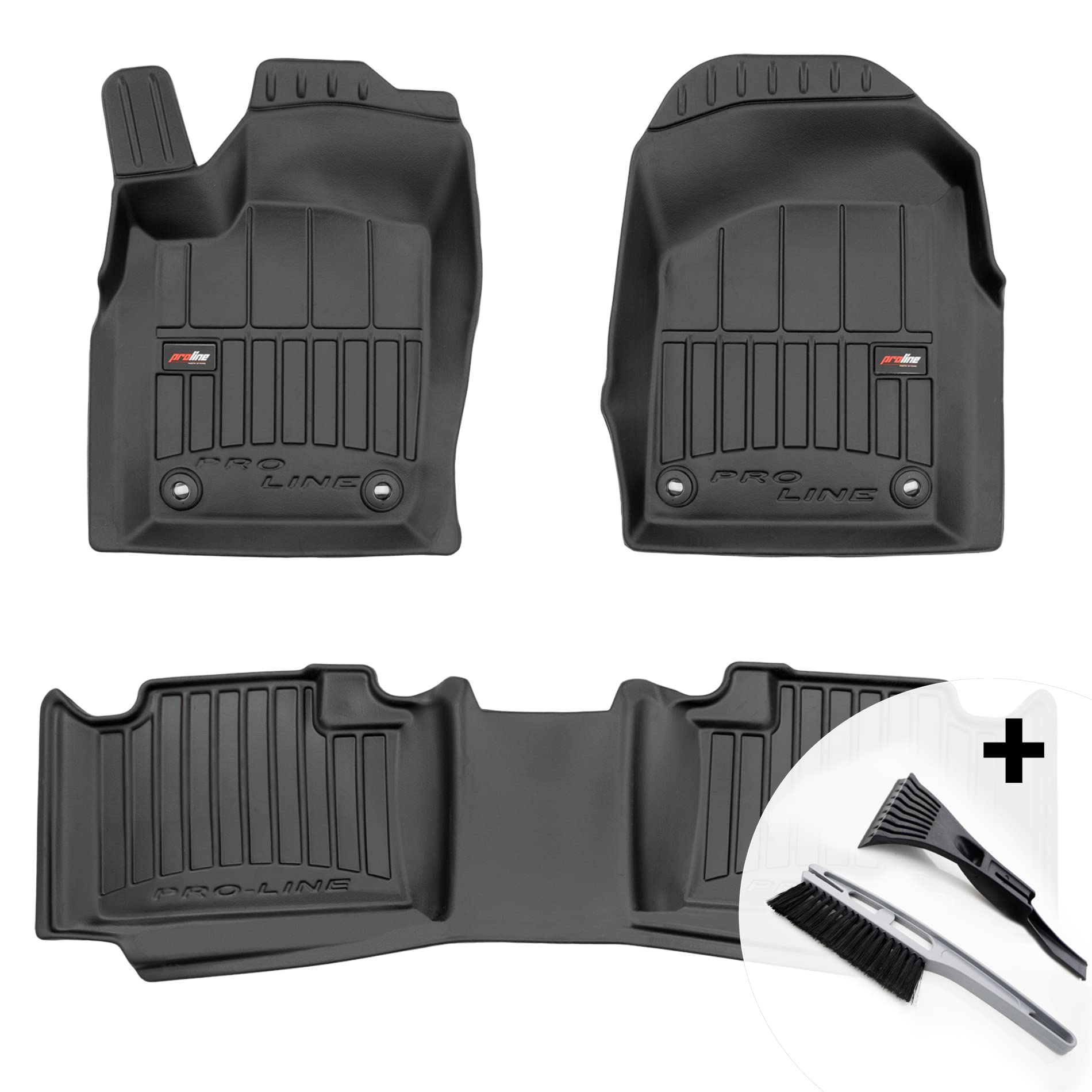 moto-MOLTICO 3D Gummimatten Auto, 4-teiliges Set, Allwetter Gummi Fußmatten, Antirutsch & Wasserfest Autoteppiche - passend für Dodge Durango III 7 Personen ab 2010 moto-MOLTICO 3D Gummimatten Auto, 4-teiliges Set, Allwetter Gummi Fußmatten, Antirutsch & Wasserfest Autoteppiche - passend für Dodge Durango III 7 Personen ab 2010 von moto-MOLTICO
