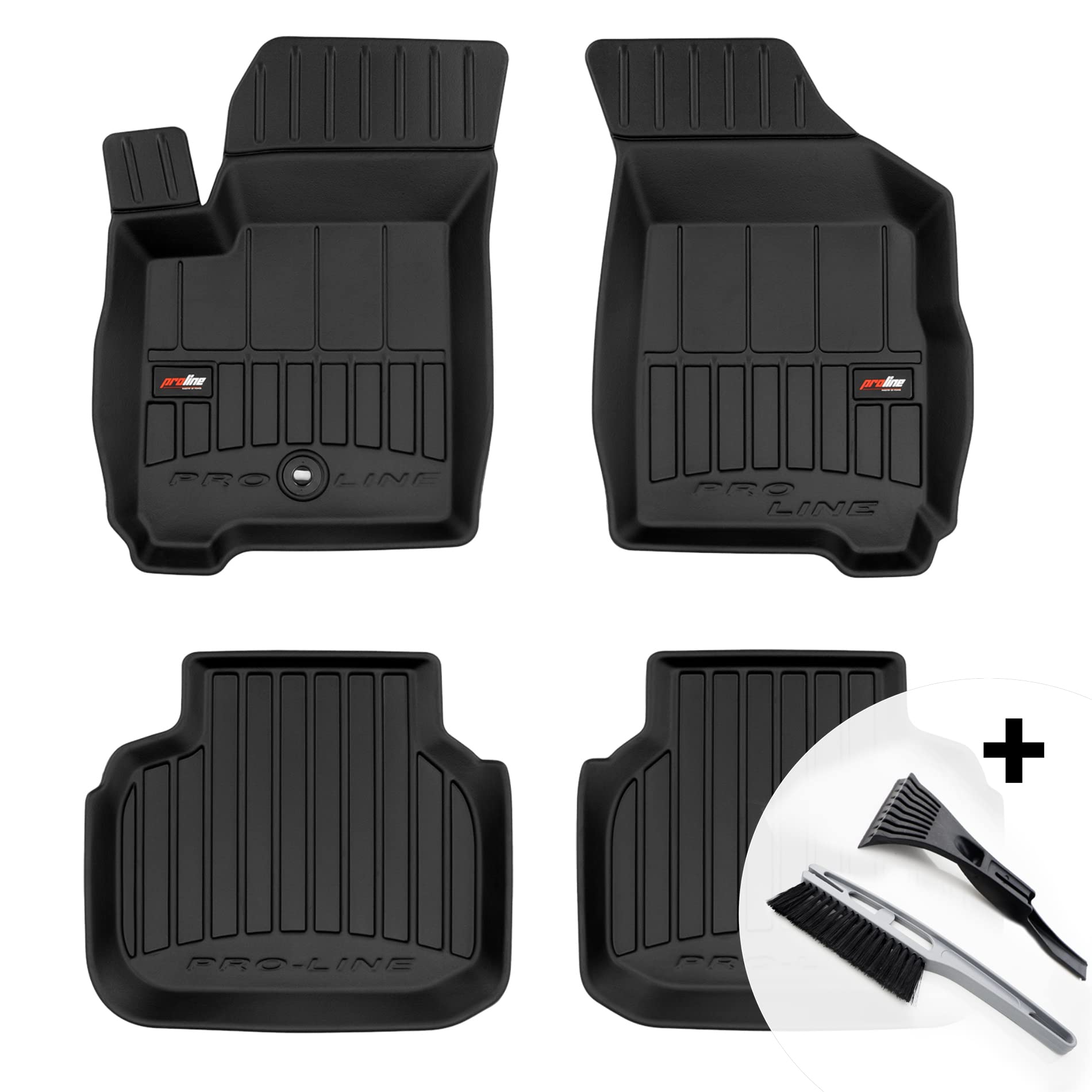 moto-MOLTICO 3D Gummimatten Auto, 4-teiliges Set, Allwetter Gummi Fußmatten, Antirutsch & Wasserfest Autoteppiche - passend für Dodge Journey FIAT Freemont 2008-2020 moto-MOLTICO 3D Gummimatten Auto, 4-teiliges Set, Allwetter Gummi Fußmatten, Antirutsch & Wasserfest Autoteppiche - passend für Dodge Journey FIAT Freemont 2008-2020 von moto-MOLTICO