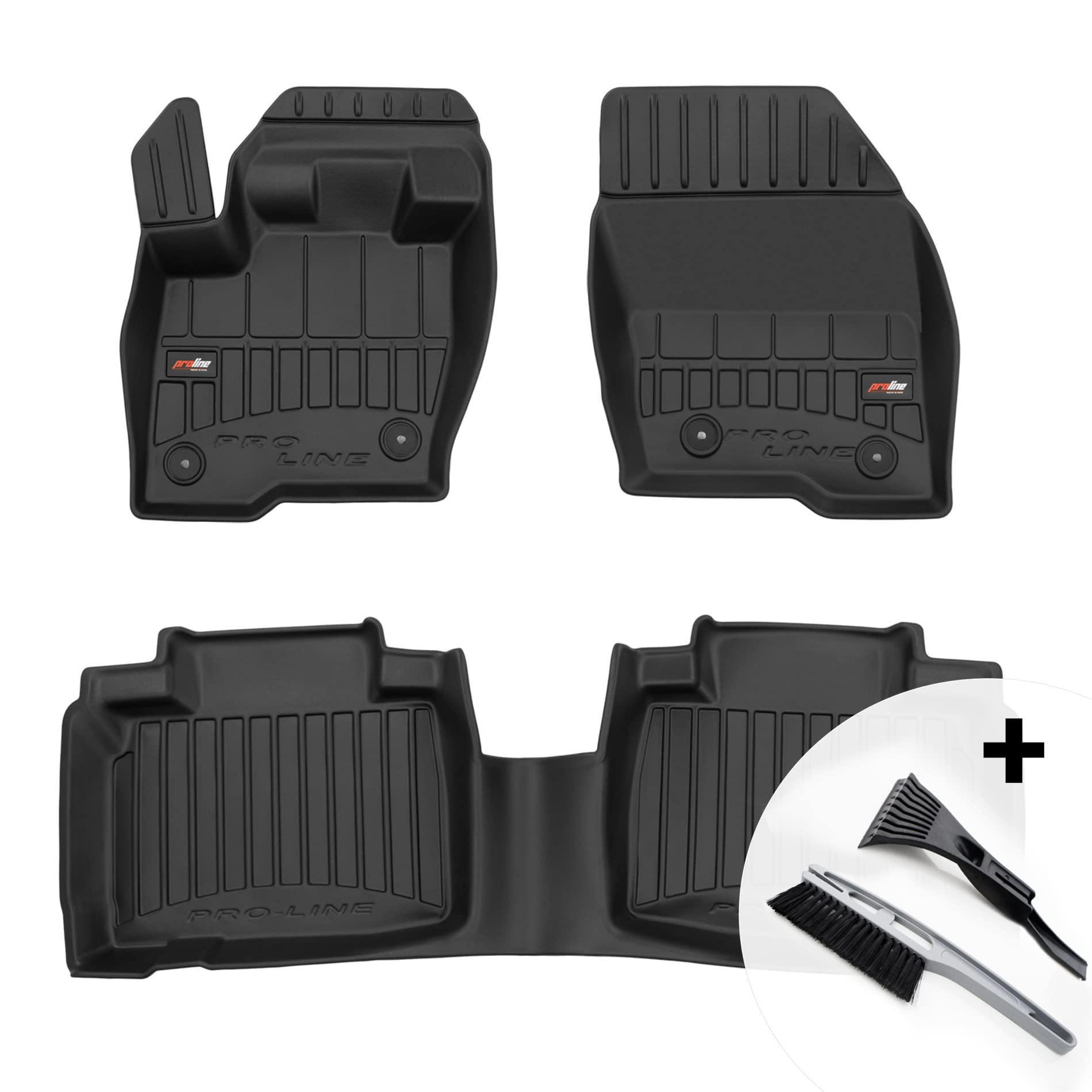 moto-MOLTICO 3D Gummimatten Auto, 4-teiliges Set, Allwetter Gummi Fußmatten, Antirutsch & Wasserfest Autoteppiche - passend für Ford Edge II 2016-2021 moto-MOLTICO 3D Gummimatten Auto, 4-teiliges Set, Allwetter Gummi Fußmatten, Antirutsch & Wasserfest Autoteppiche - passend für Ford Edge II 2016-2021 von moto-MOLTICO