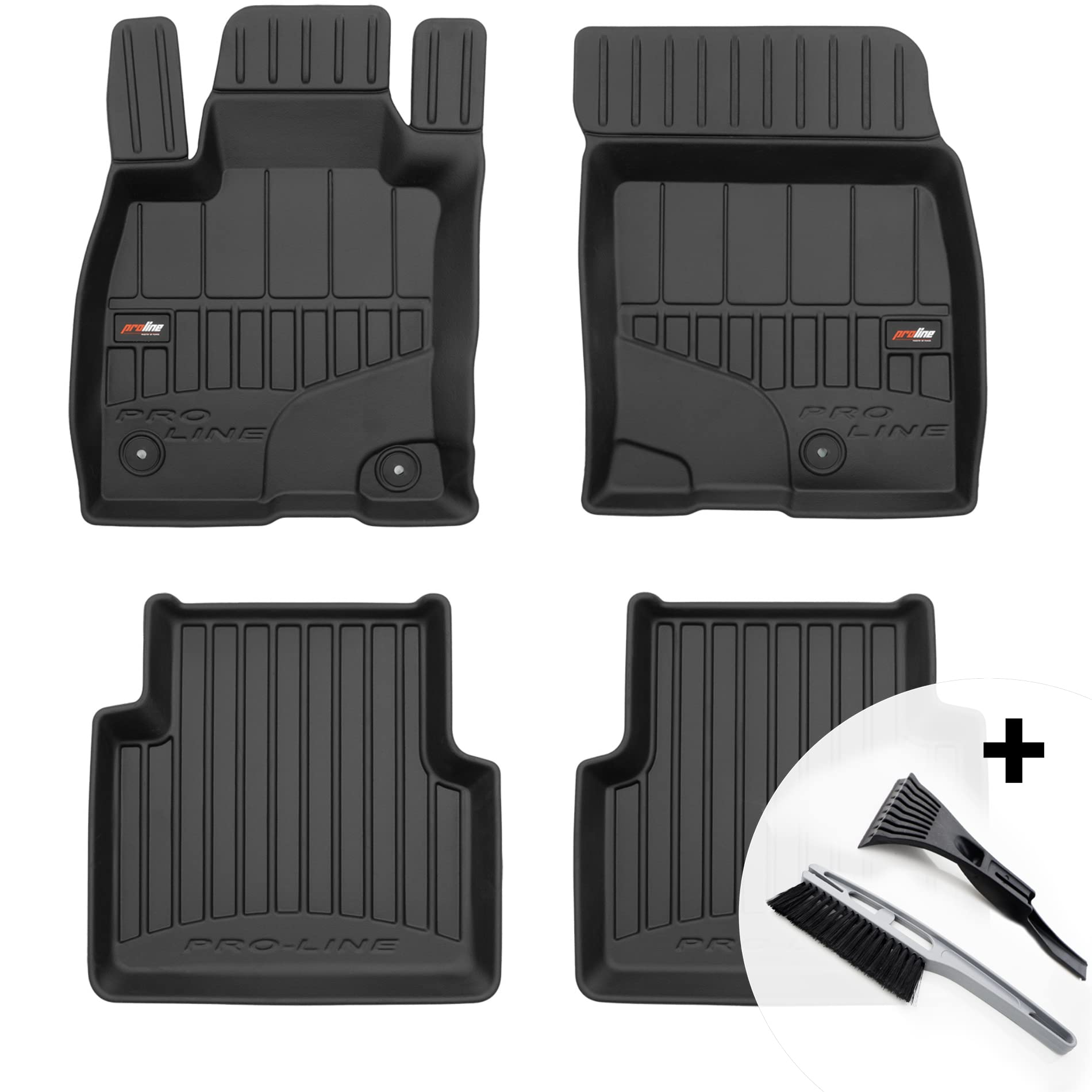 moto-MOLTICO 3D Gummimatten Auto, 4-teiliges Set, Allwetter Gummi Fußmatten, Antirutsch & Wasserfest Autoteppiche - passend für Ford Kuga III ab 2020 moto-MOLTICO 3D Gummimatten Auto, 4-teiliges Set, Allwetter Gummi Fußmatten, Antirutsch & Wasserfest Autoteppiche - passend für Ford Kuga III ab 2020 von moto-MOLTICO