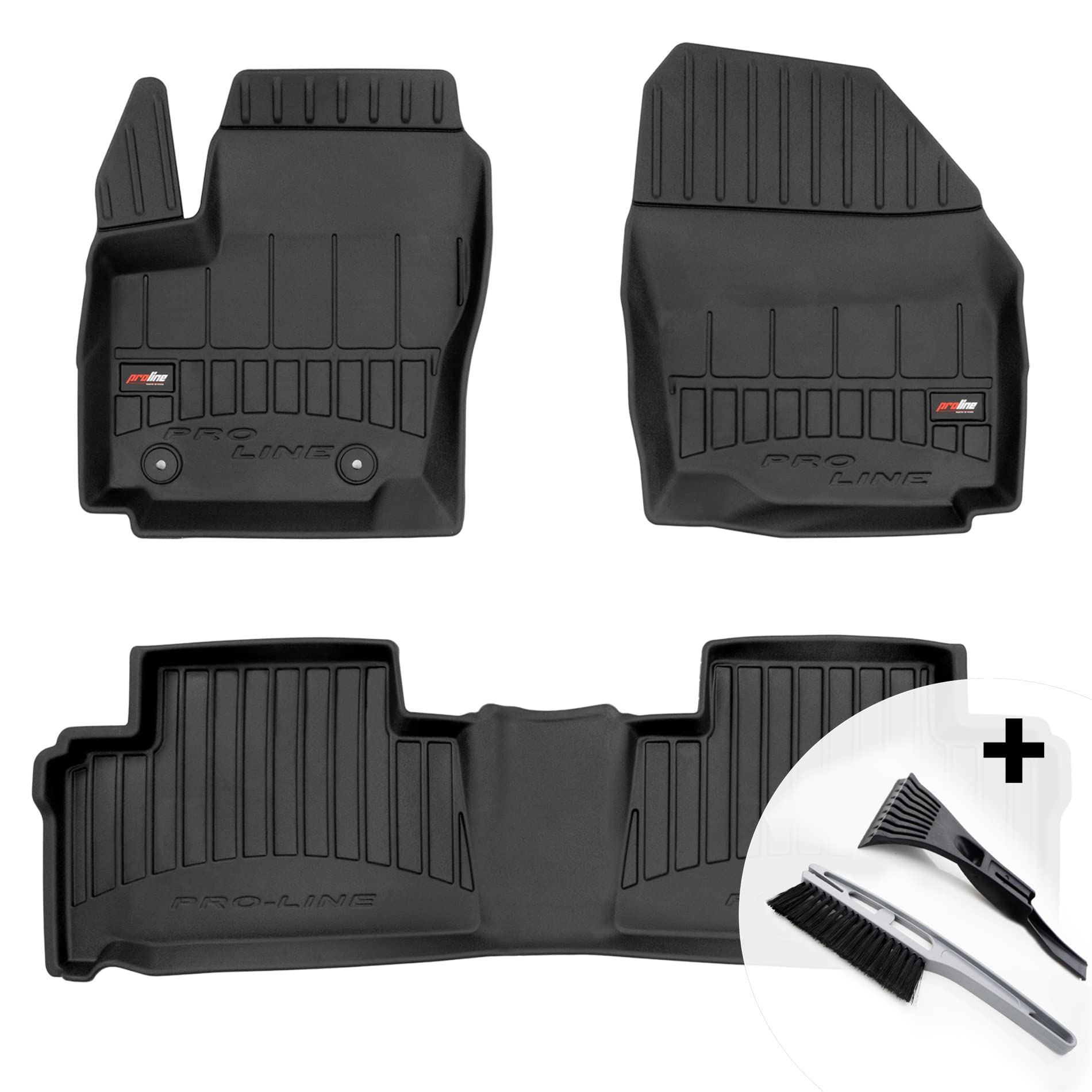 moto-MOLTICO 3D Gummimatten Auto, 4-teiliges Set, Allwetter Gummi Fußmatten, Antirutsch & Wasserfest Autoteppiche - passend für Ford S-MAX 2006-2014 moto-MOLTICO 3D Gummimatten Auto, 4-teiliges Set, Allwetter Gummi Fußmatten, Antirutsch & Wasserfest Autoteppiche - passend für Ford S-MAX 2006-2014 von moto-MOLTICO