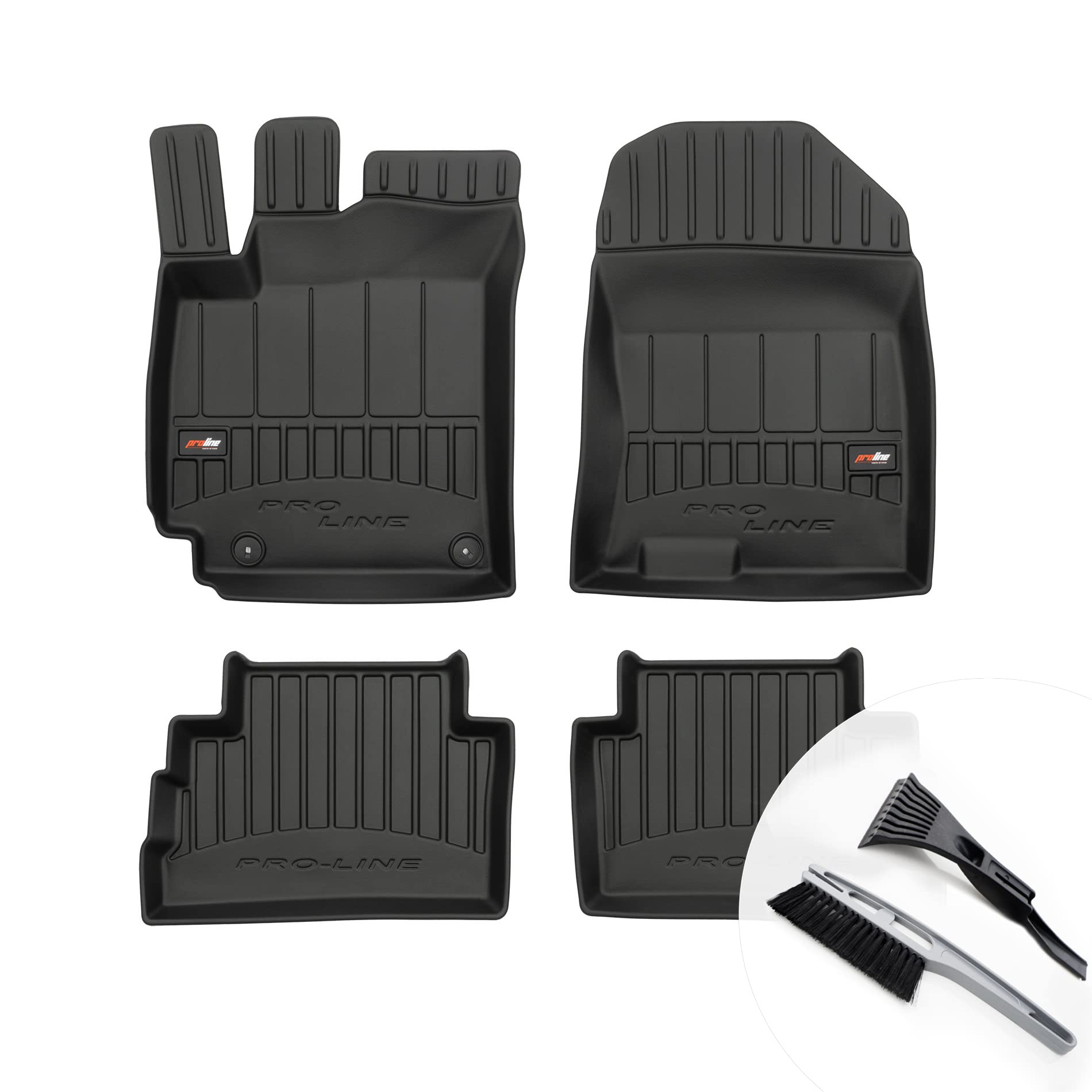 moto-MOLTICO 3D Gummimatten Auto, 4-teiliges Set, Allwetter Gummi Fußmatten, Antirutsch & Wasserfest Autoteppiche - passend für Hyundai Kona ab 2017 moto-MOLTICO 3D Gummimatten Auto, 4-teiliges Set, Allwetter Gummi Fußmatten, Antirutsch & Wasserfest Autoteppiche - passend für Hyundai Kona ab 2017 von moto-MOLTICO