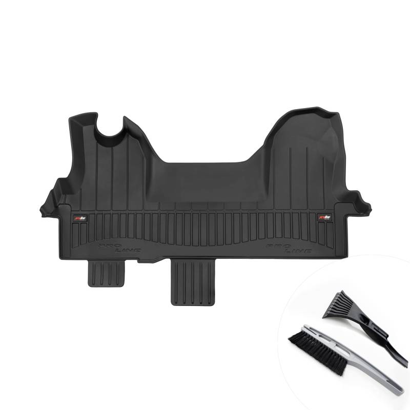 moto-MOLTICO 3D Gummimatten Auto, 4-teiliges Set, Allwetter Gummi Fußmatten, Antirutsch & Wasserfest Autoteppiche - passend für Iveco Daily V 1996-2006 von moto-MOLTICO