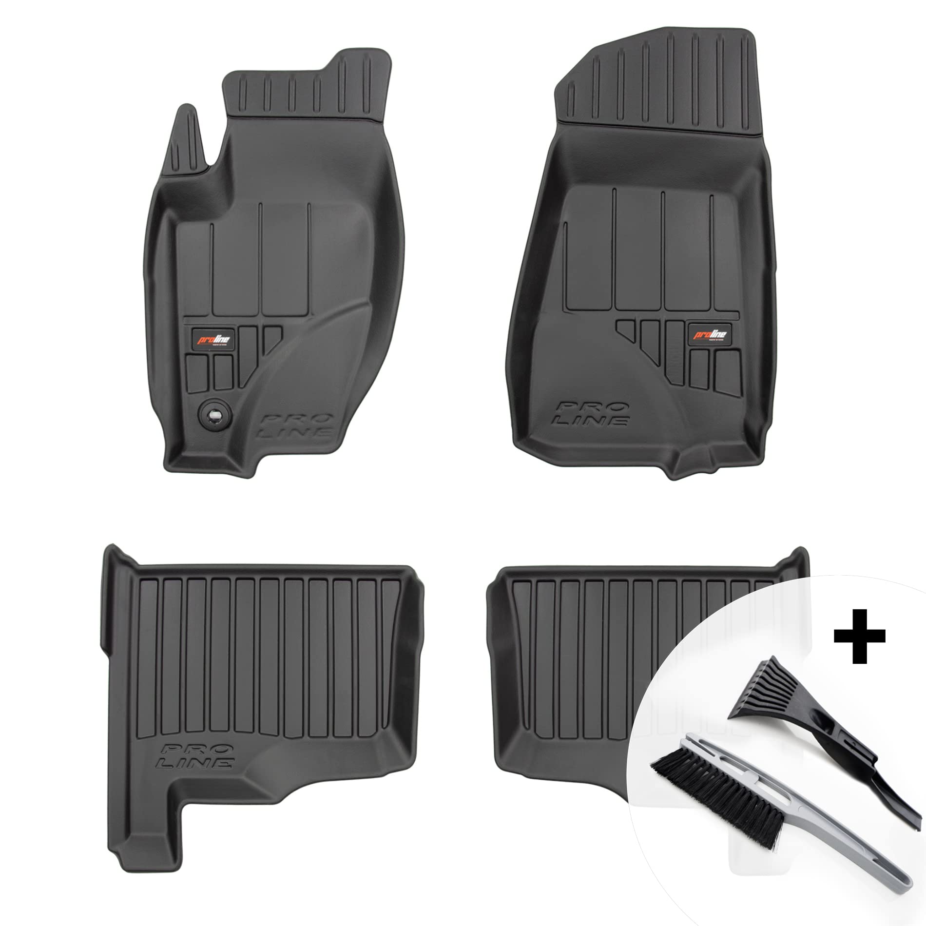 moto-MOLTICO 3D Gummimatten Auto, 4-teiliges Set, Allwetter Gummi Fußmatten, Antirutsch & Wasserfest Autoteppiche - passend für Jeep Grand Cherokee III 2004-2010 moto-MOLTICO 3D Gummimatten Auto, 4-teiliges Set, Allwetter Gummi Fußmatten, Antirutsch & Wasserfest Autoteppiche - passend für Jeep Grand Cherokee III 2004-2010 von moto-MOLTICO