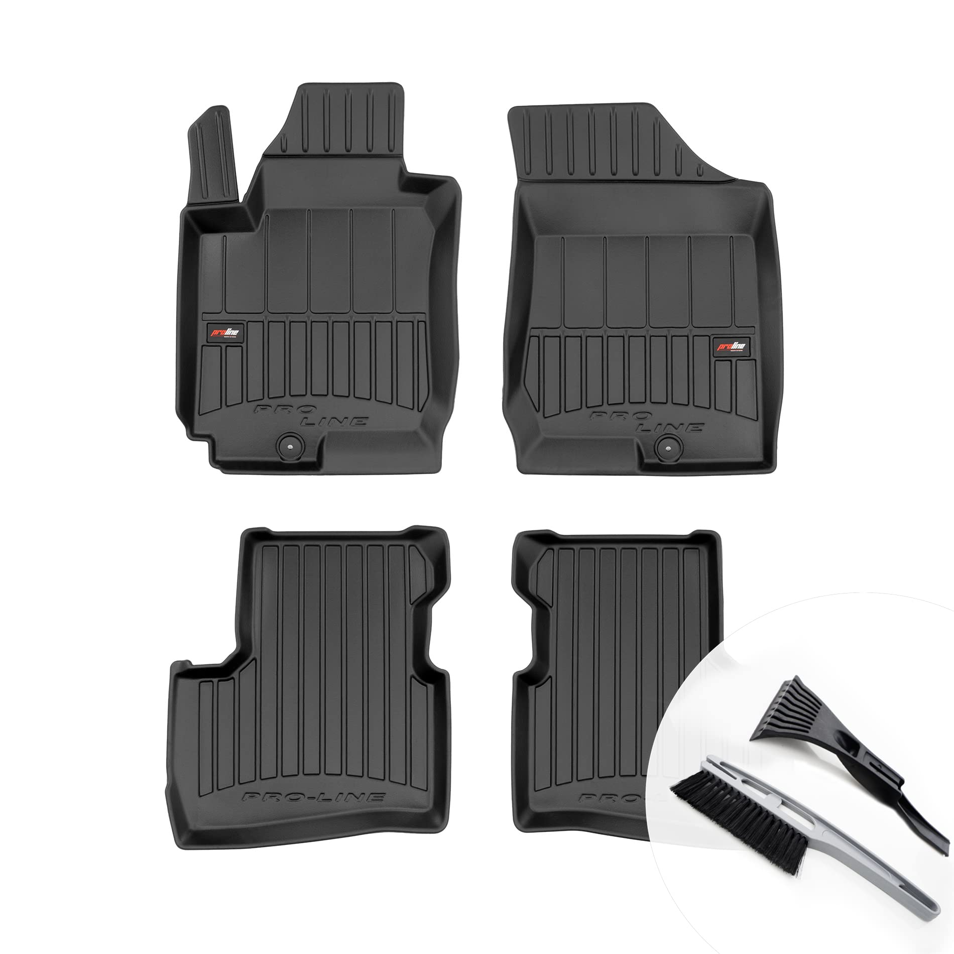 moto-MOLTICO 3D Gummimatten Auto, 4-teiliges Set, Allwetter Gummi Fußmatten, Antirutsch & Wasserfest Autoteppiche - passend für Kia Proceed I 2006-2012 moto-MOLTICO 3D Gummimatten Auto, 4-teiliges Set, Allwetter Gummi Fußmatten, Antirutsch & Wasserfest Autoteppiche - passend für Kia Proceed I 2006-2012 von moto-MOLTICO