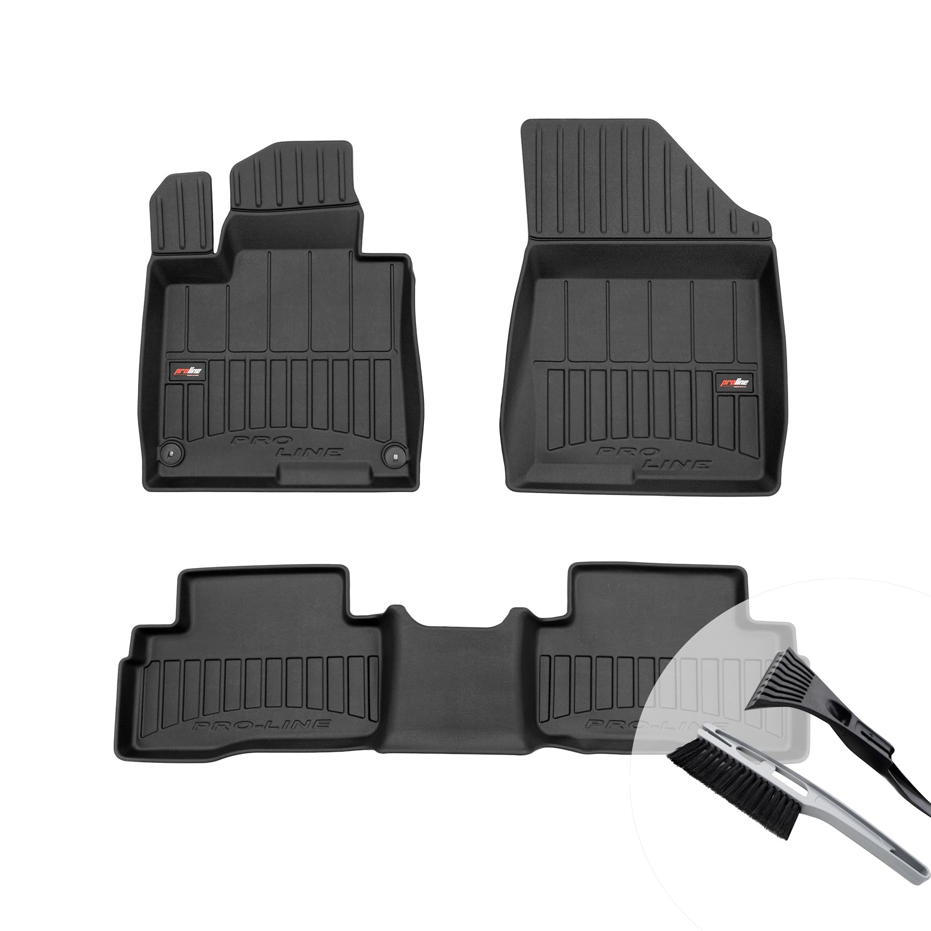 moto-MOLTICO 3D Gummimatten Auto, 4-teiliges Set, Allwetter Gummi Fußmatten, Antirutsch & Wasserfest Autoteppiche - passend für Kia Sportage V Hybrid ab 2021 moto-MOLTICO 3D Gummimatten Auto, 4-teiliges Set, Allwetter Gummi Fußmatten, Antirutsch & Wasserfest Autoteppiche - passend für Kia Sportage V Hybrid ab 2021 von moto-MOLTICO