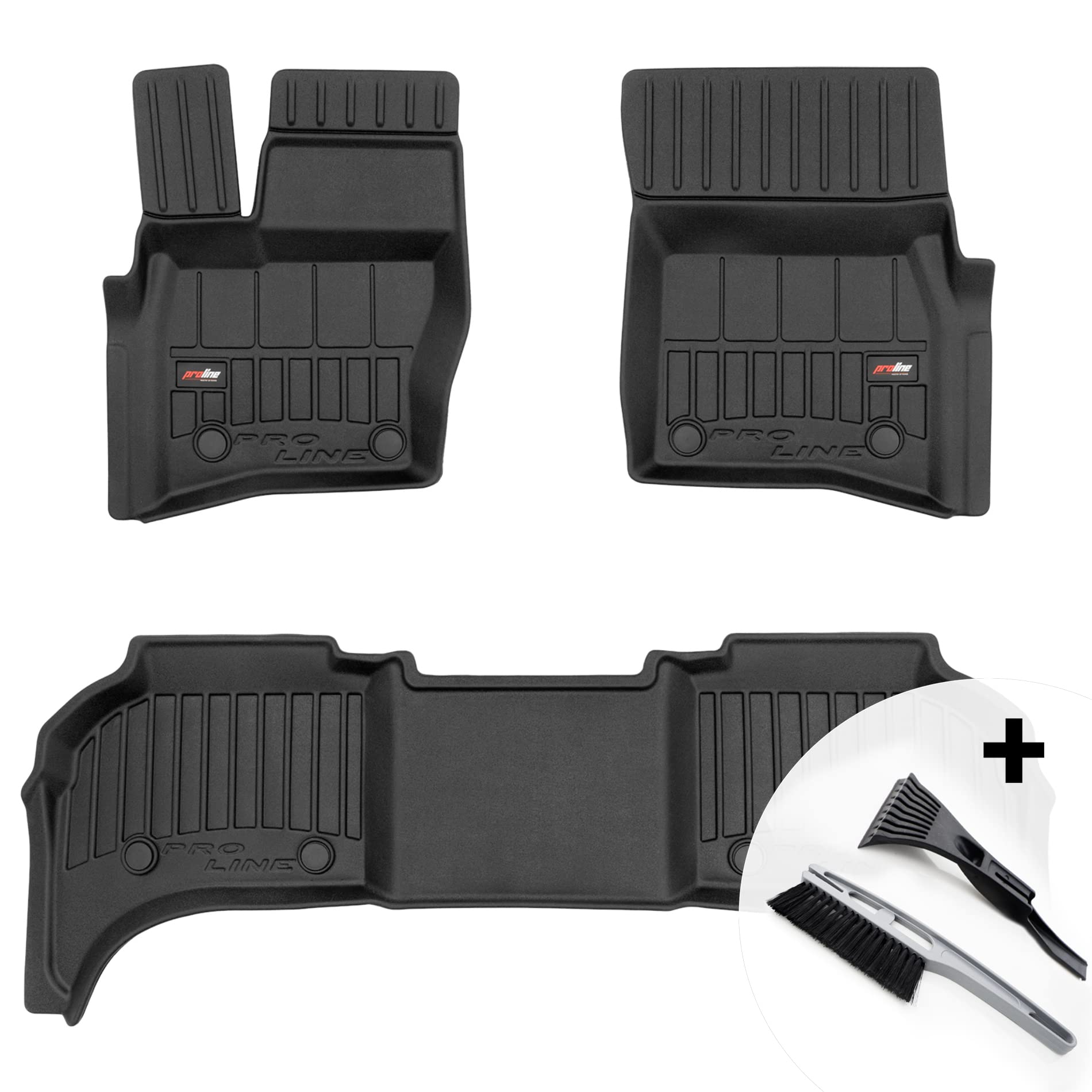 moto-MOLTICO 3D Gummimatten Auto, 4-teiliges Set, Allwetter Gummi Fußmatten, Antirutsch & Wasserfest Autoteppiche - passend für Land Rover Defender II L663 ab 2020 moto-MOLTICO 3D Gummimatten Auto, 4-teiliges Set, Allwetter Gummi Fußmatten, Antirutsch & Wasserfest Autoteppiche - passend für Land Rover Defender II L663 ab 2020 von moto-MOLTICO