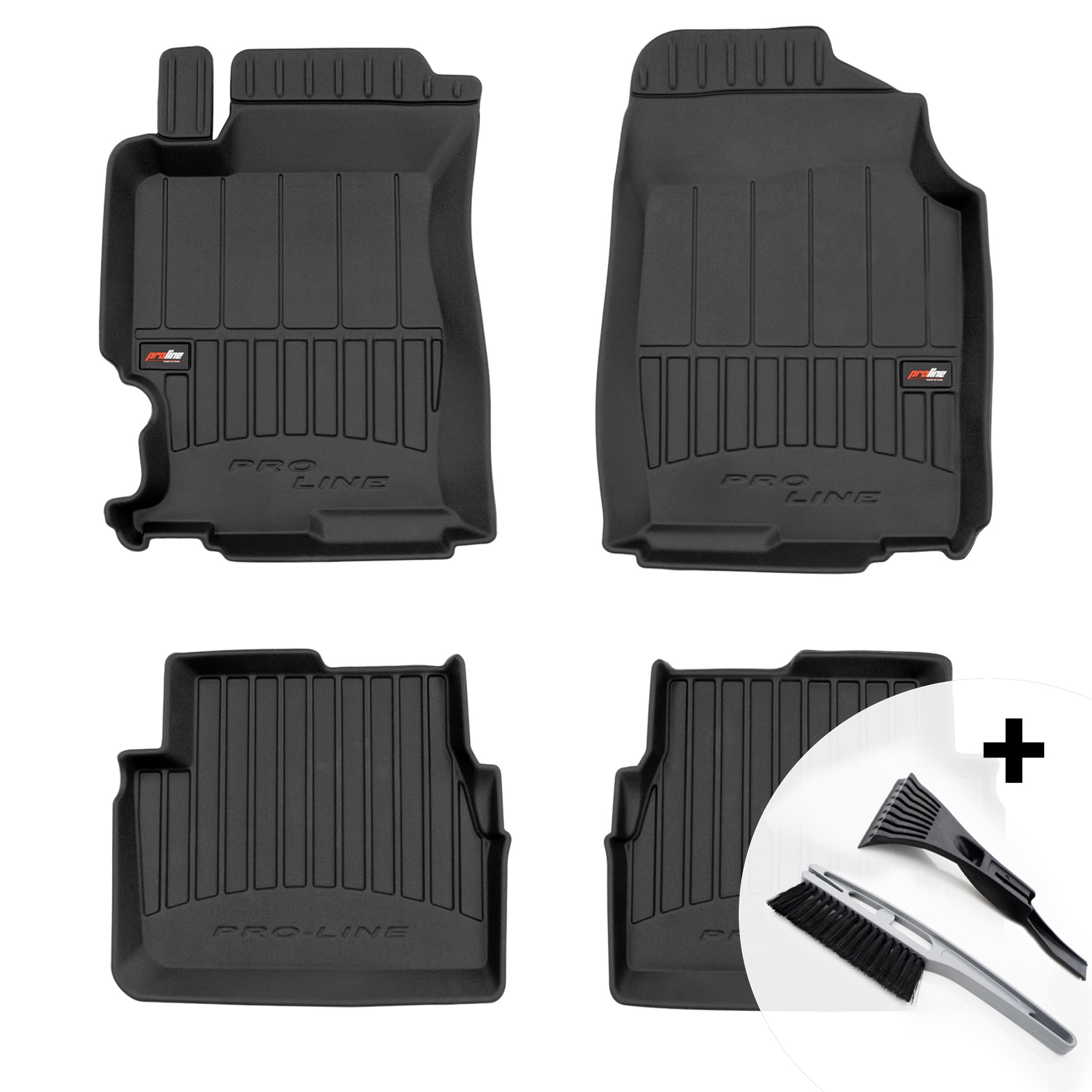 moto-MOLTICO 3D Gummimatten Auto, 4-teiliges Set, Allwetter Gummi Fußmatten, Antirutsch & Wasserfest Autoteppiche - passend für Mazda 6 I Stufenheck 2002-2007 moto-MOLTICO 3D Gummimatten Auto, 4-teiliges Set, Allwetter Gummi Fußmatten, Antirutsch & Wasserfest Autoteppiche - passend für Mazda 6 I Stufenheck 2002-2007 von moto-MOLTICO