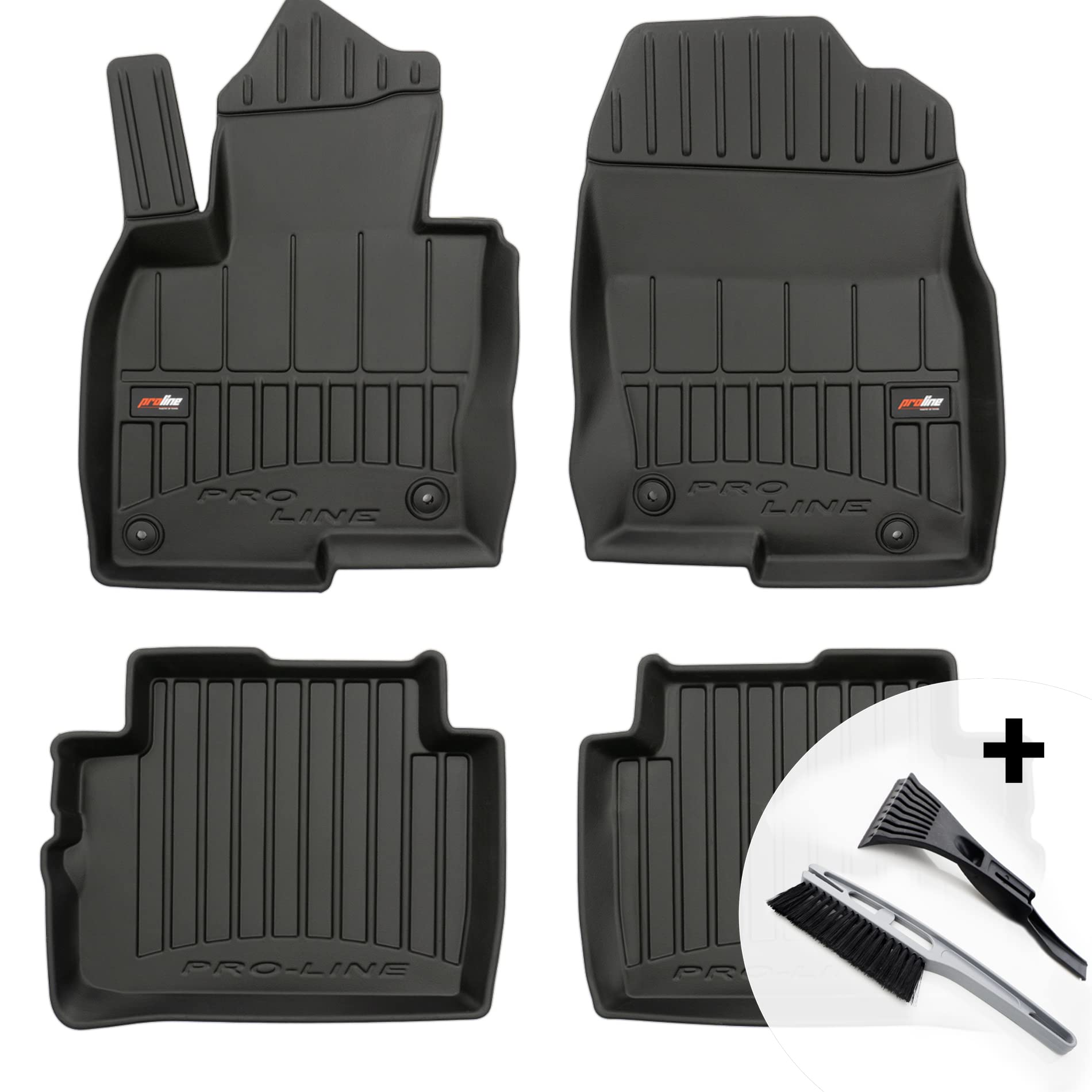 moto-MOLTICO 3D Gummimatten Auto, 4-teiliges Set, Allwetter Gummi Fußmatten, Antirutsch & Wasserfest Autoteppiche - passend für Mazda CX-5 II ab 2017 moto-MOLTICO 3D Gummimatten Auto, 4-teiliges Set, Allwetter Gummi Fußmatten, Antirutsch & Wasserfest Autoteppiche - passend für Mazda CX-5 II ab 2017 von moto-MOLTICO