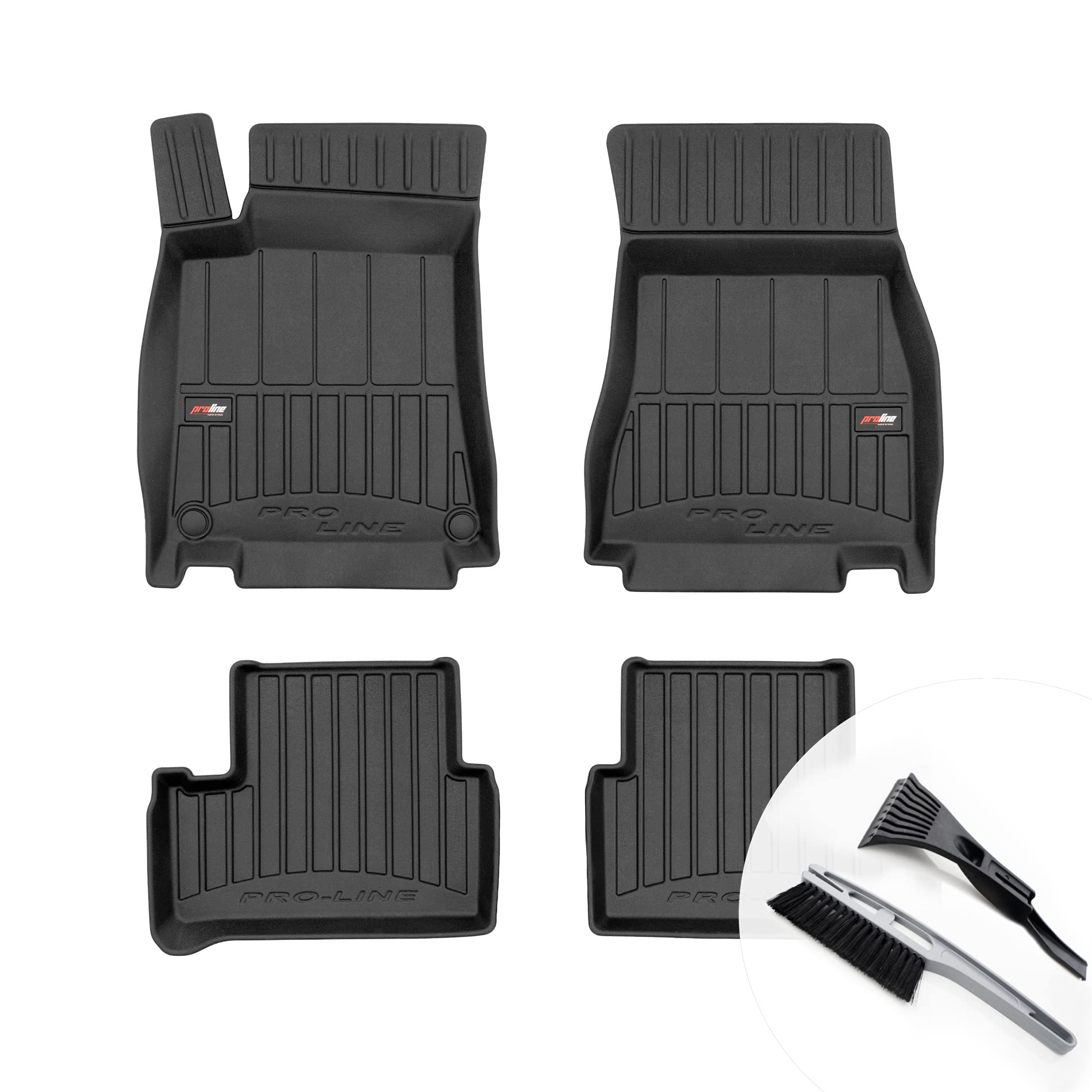 moto-MOLTICO 3D Gummimatten Auto, 4-teiliges Set, Allwetter Gummi Fußmatten, Antirutsch & Wasserfest Autoteppiche - passend für Mercedes-Benz A-Klasse W177 ab 2018 moto-MOLTICO 3D Gummimatten Auto, 4-teiliges Set, Allwetter Gummi Fußmatten, Antirutsch & Wasserfest Autoteppiche - passend für Mercedes-Benz A-Klasse W177 ab 2018 von moto-MOLTICO