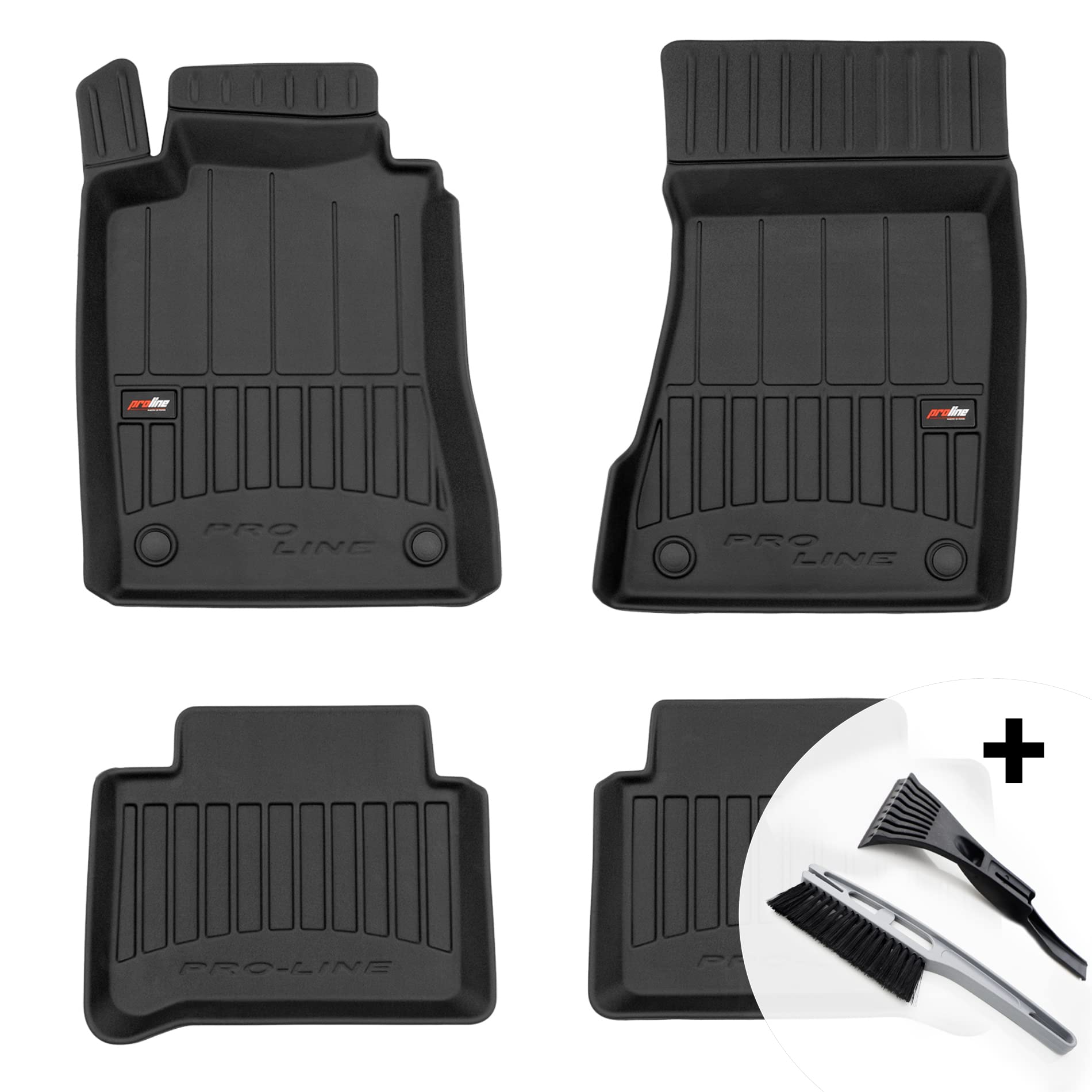moto-MOLTICO 3D Gummimatten Auto, 4-teiliges Set, Allwetter Gummi Fußmatten, Antirutsch & Wasserfest Autoteppiche - passend für Mercedes-Benz E-Klasse W211 CLS C219 2002-2010 moto-MOLTICO 3D Gummimatten Auto, 4-teiliges Set, Allwetter Gummi Fußmatten, Antirutsch & Wasserfest Autoteppiche - passend für Mercedes-Benz E-Klasse W211 CLS C219 2002-2010 von moto-MOLTICO