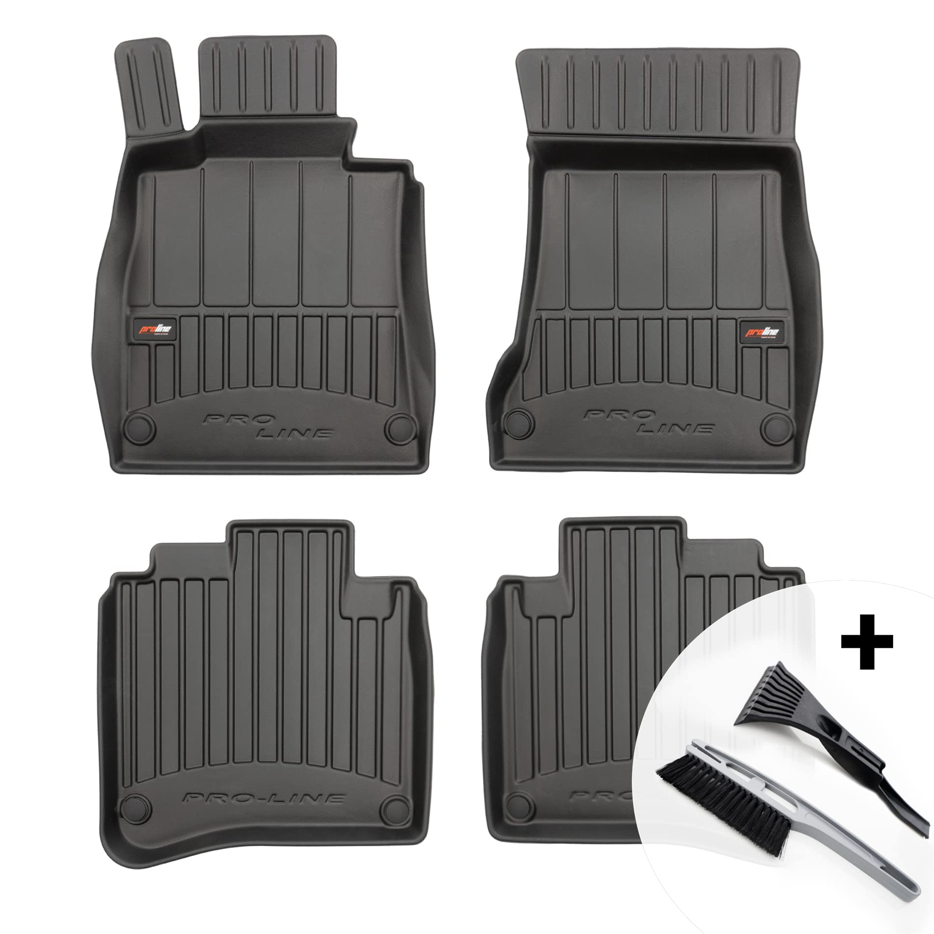 moto-MOLTICO 3D Gummimatten Auto, 4-teiliges Set, Allwetter Gummi Fußmatten, Antirutsch & Wasserfest Autoteppiche - passend für Mercedes-Benz S-Klasse W222 2013-2020 moto-MOLTICO 3D Gummimatten Auto, 4-teiliges Set, Allwetter Gummi Fußmatten, Antirutsch & Wasserfest Autoteppiche - passend für Mercedes-Benz S-Klasse W222 2013-2020 von moto-MOLTICO