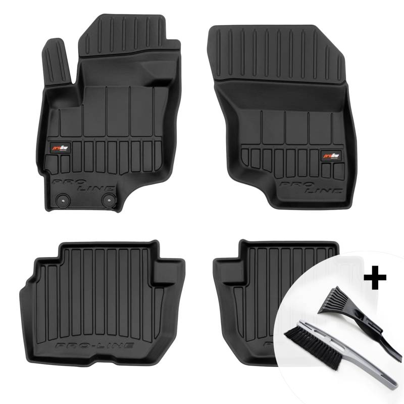 moto-MOLTICO 3D Gummimatten Auto Fußmatten Gummi Automatten 4-teilig Set - passend für Mitsubishi Outlander III PHEV 2014-2019 von moto-MOLTICO