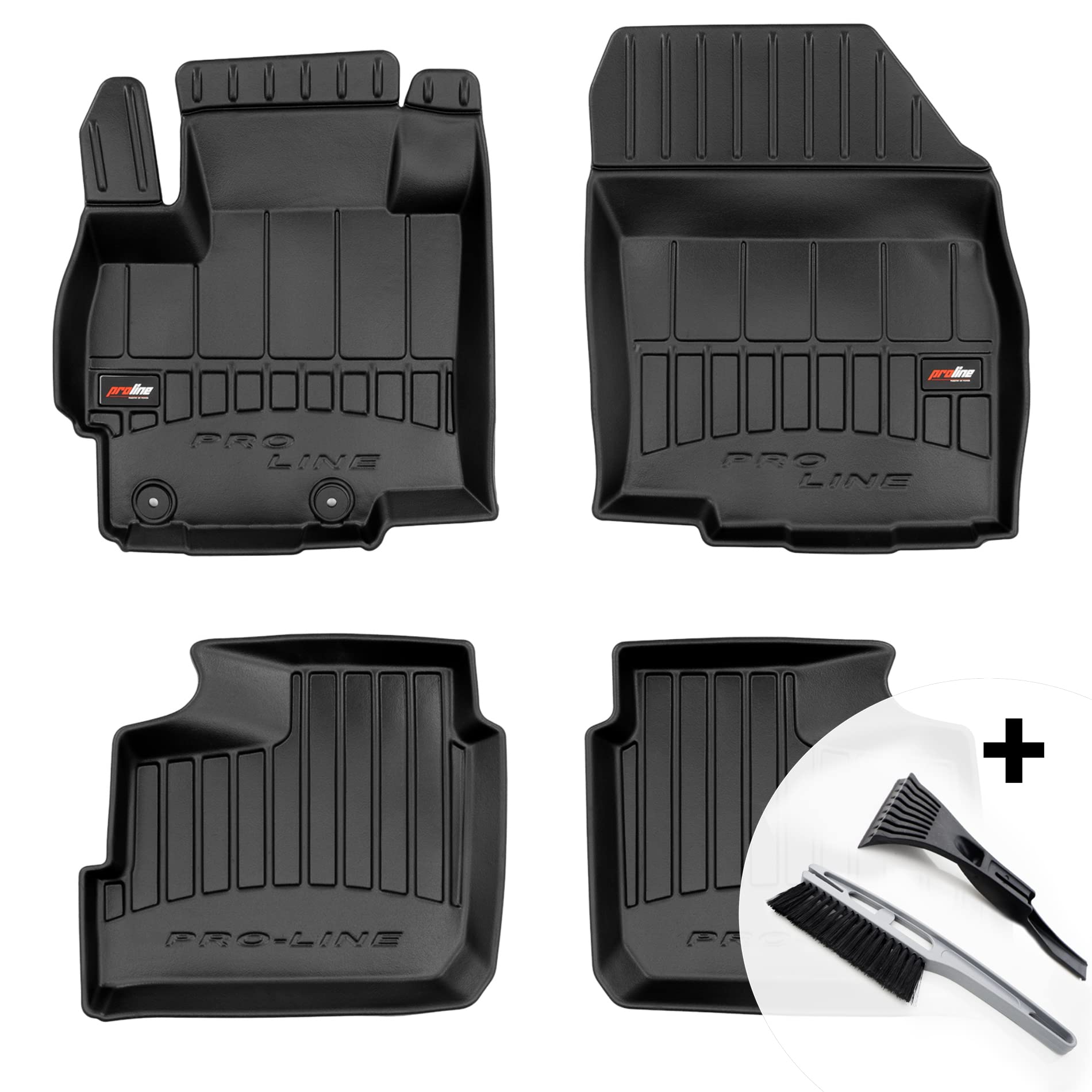 moto-MOLTICO 3D Gummimatten Auto, 4-teiliges Set, Allwetter Gummi Fußmatten, Antirutsch & Wasserfest Autoteppiche - passend für Mitsubishi Space Star ab 2013 moto-MOLTICO 3D Gummimatten Auto, 4-teiliges Set, Allwetter Gummi Fußmatten, Antirutsch & Wasserfest Autoteppiche - passend für Mitsubishi Space Star ab 2013 von moto-MOLTICO