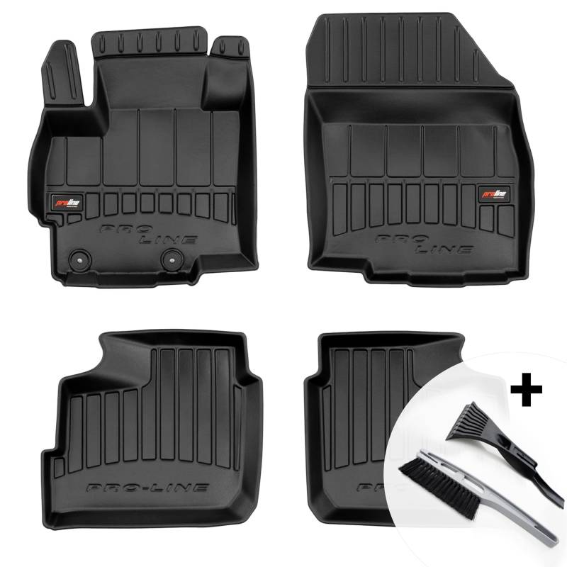 moto-MOLTICO 3D Gummimatten Auto Fußmatten Gummi Automatten 4-teilig Set - passend für Mitsubishi Space Star ab 2013 von moto-MOLTICO