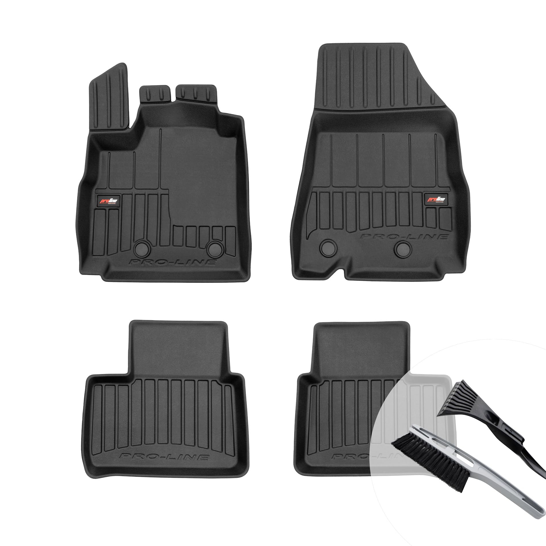 moto-MOLTICO 3D Gummimatten Auto, 4-teiliges Set, Allwetter Gummi Fußmatten, Antirutsch & Wasserfest Autoteppiche - passend für Renault Arkana 2019- moto-MOLTICO 3D Gummimatten Auto, 4-teiliges Set, Allwetter Gummi Fußmatten, Antirutsch & Wasserfest Autoteppiche - passend für Renault Arkana 2019- von moto-MOLTICO
