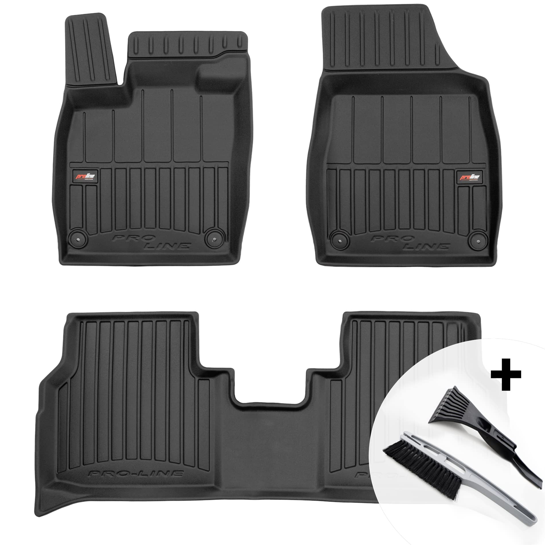 moto-MOLTICO 3D Gummimatten Auto, 4-teiliges Set, Allwetter Gummi Fußmatten, Antirutsch & Wasserfest Autoteppiche - passend für Skoda Enyaq IV VW ID.4 ab 2020 moto-MOLTICO 3D Gummimatten Auto, 4-teiliges Set, Allwetter Gummi Fußmatten, Antirutsch & Wasserfest Autoteppiche - passend für Skoda Enyaq IV VW ID.4 ab 2020 von moto-MOLTICO