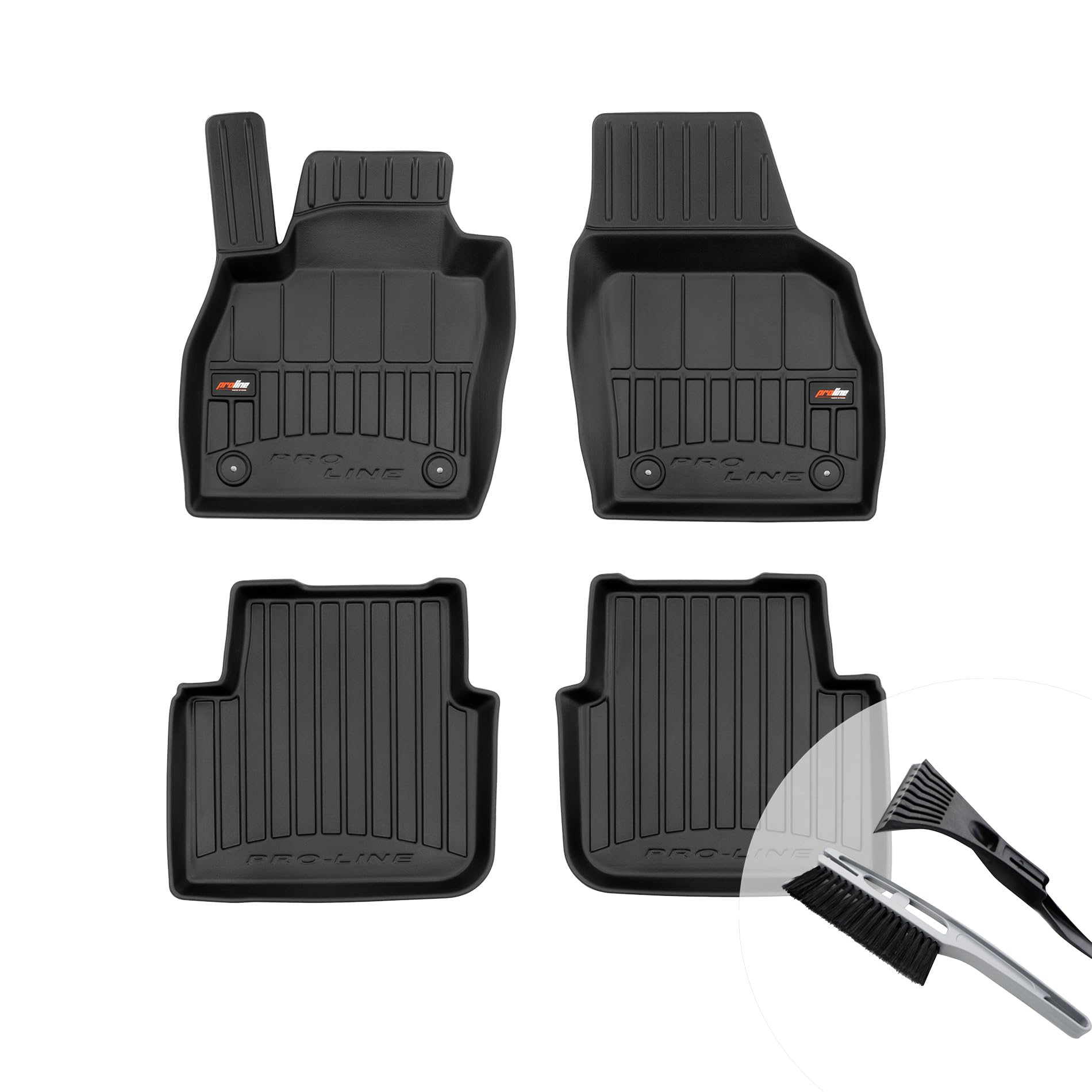 moto-MOLTICO 3D Gummimatten Auto, 4-teiliges Set, Allwetter Gummi Fußmatten, Antirutsch & Wasserfest Autoteppiche - passend für Skoda Kamiq ab 2019 moto-MOLTICO 3D Gummimatten Auto, 4-teiliges Set, Allwetter Gummi Fußmatten, Antirutsch & Wasserfest Autoteppiche - passend für Skoda Kamiq ab 2019 von moto-MOLTICO