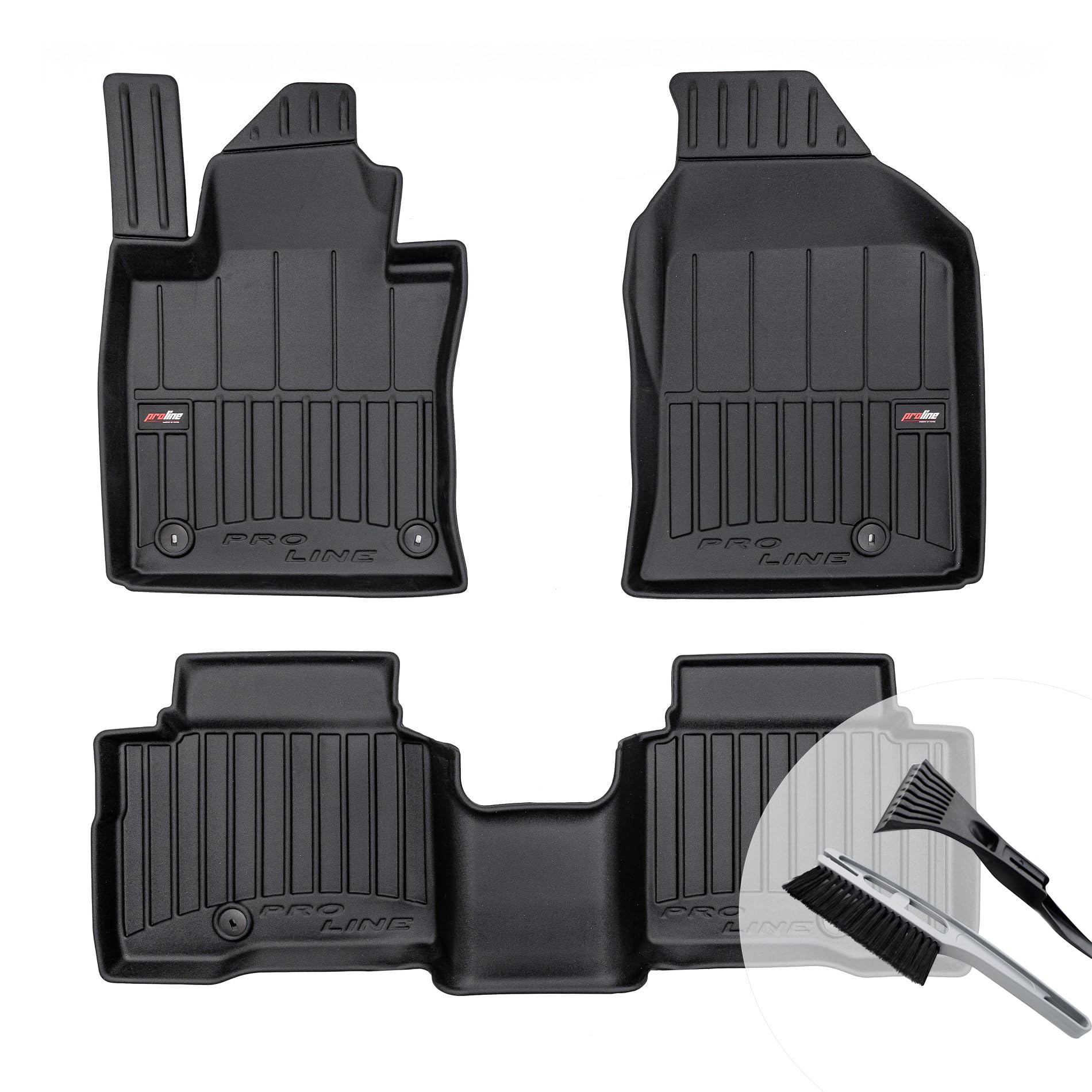 moto-MOLTICO 3D Gummimatten Auto, 4-teiliges Set, Allwetter Gummi Fußmatten, Antirutsch & Wasserfest Autoteppiche - passend für SsangYong Torres ab 2022 moto-MOLTICO 3D Gummimatten Auto, 4-teiliges Set, Allwetter Gummi Fußmatten, Antirutsch & Wasserfest Autoteppiche - passend für SsangYong Torres ab 2022 von moto-MOLTICO
