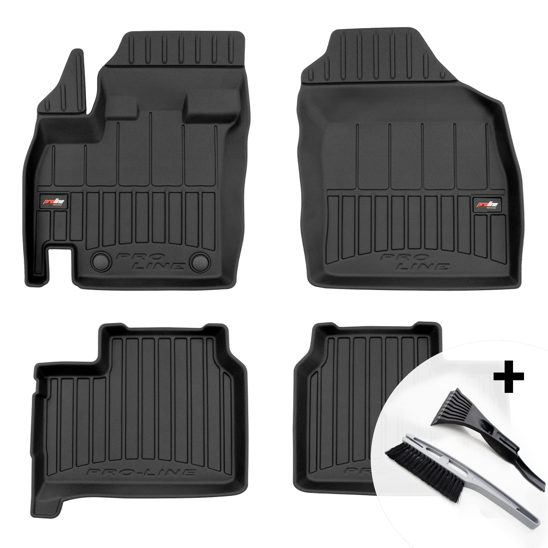 moto-MOLTICO 3D Gummimatten Auto, 4-teiliges Set, Allwetter Gummi Fußmatten, Antirutsch & Wasserfest Autoteppiche - passend für Suzuki Ignis III ab 2016 moto-MOLTICO 3D Gummimatten Auto, 4-teiliges Set, Allwetter Gummi Fußmatten, Antirutsch & Wasserfest Autoteppiche - passend für Suzuki Ignis III ab 2016 von moto-MOLTICO