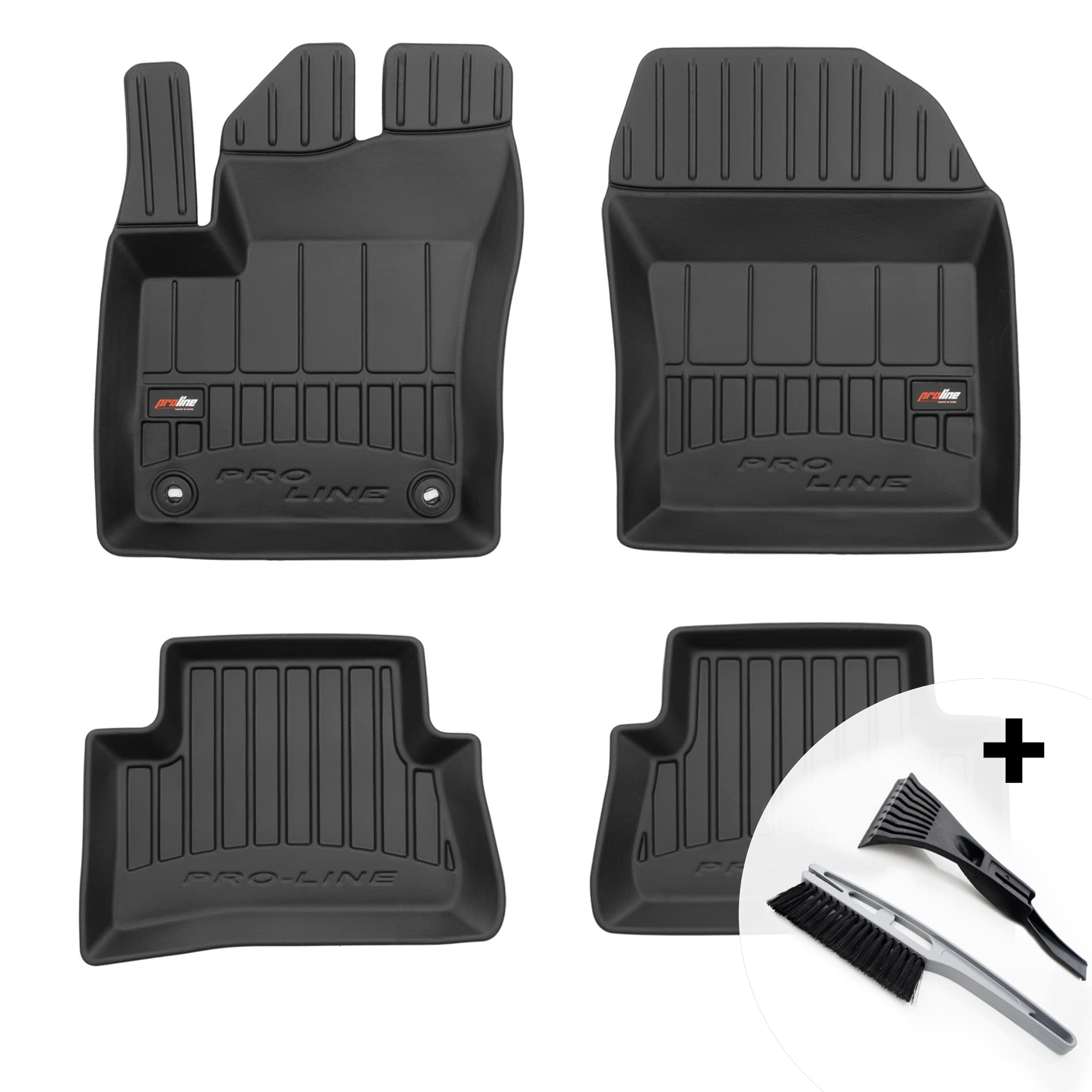 moto-MOLTICO 3D Gummimatten Auto, 4-teiliges Set, Allwetter Gummi Fußmatten, Antirutsch & Wasserfest Autoteppiche - passend für Toyota C-HR ab 2016 moto-MOLTICO 3D Gummimatten Auto, 4-teiliges Set, Allwetter Gummi Fußmatten, Antirutsch & Wasserfest Autoteppiche - passend für Toyota C-HR ab 2016 von moto-MOLTICO