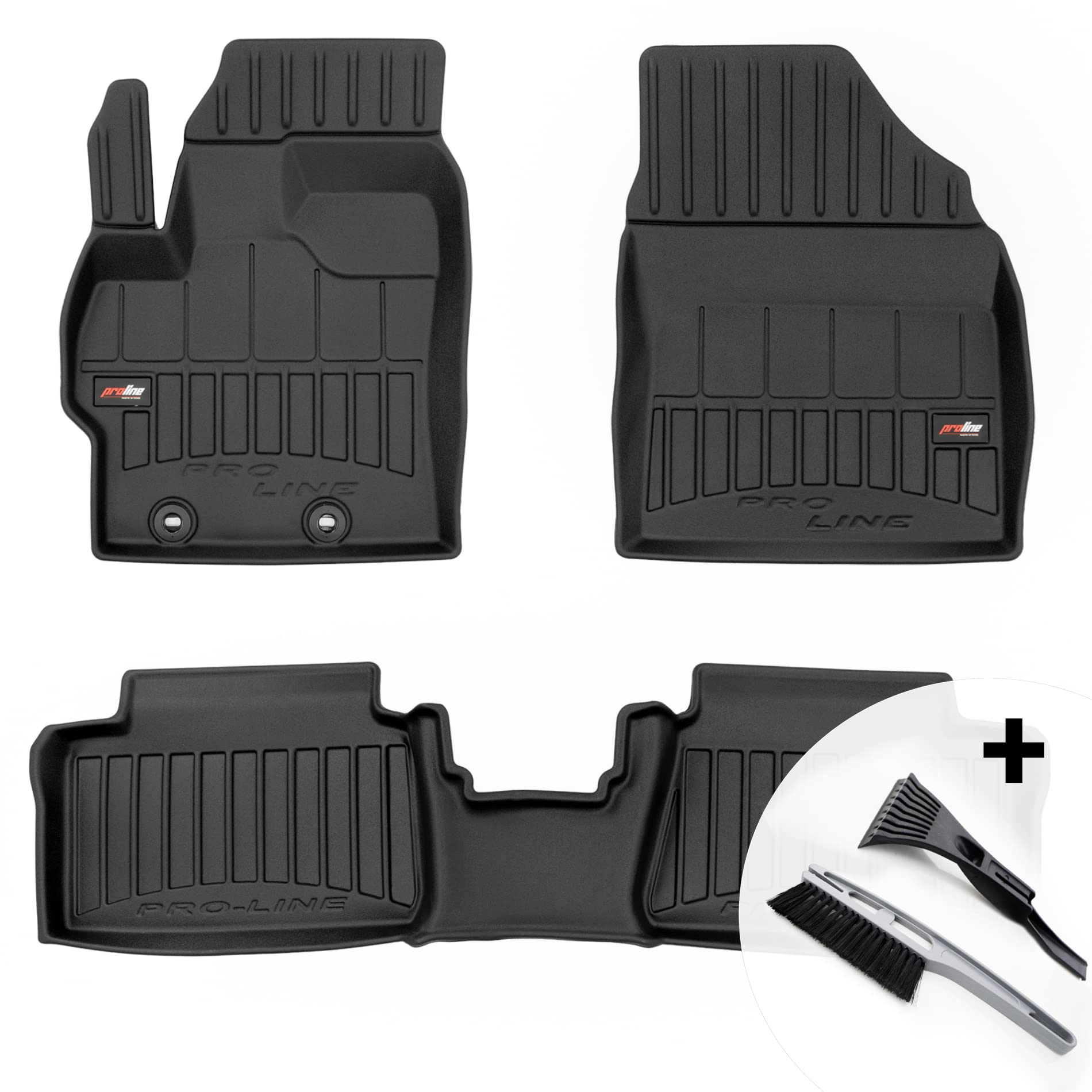 moto-MOLTICO 3D Gummimatten Auto, 3-teiliges Set, Allwetter Gummi Fußmatten, Antirutsch & Wasserfest Autoteppiche - passend für Toyota Yaris Cross, Yaris IV 2020- moto-MOLTICO 3D Gummimatten Auto, 3-teiliges Set, Allwetter Gummi Fußmatten, Antirutsch & Wasserfest Autoteppiche - passend für Toyota Yaris Cross, Yaris IV 2020- von moto-MOLTICO
