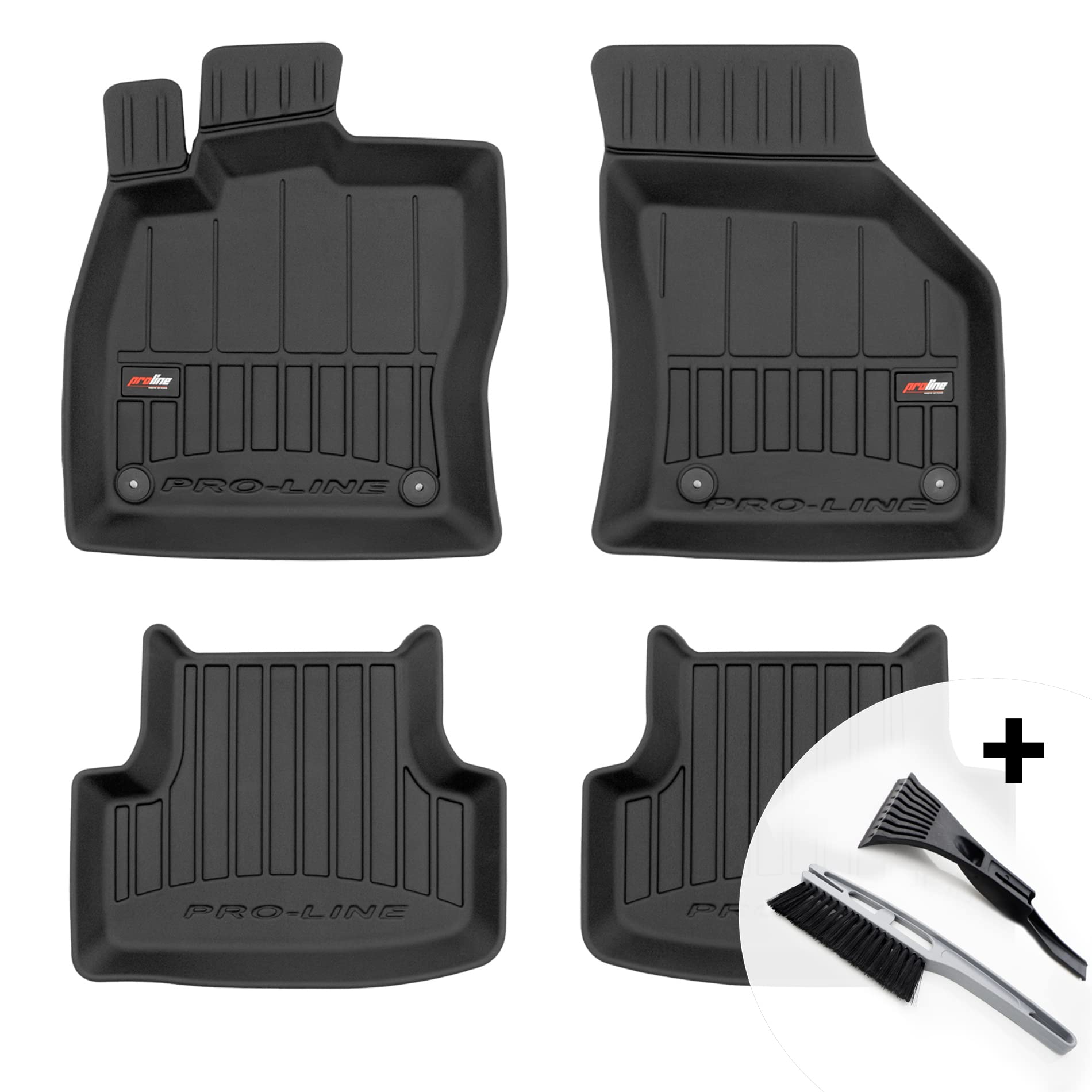 moto-MOLTICO 3D Gummimatten Auto, 4-teiliges Set, Allwetter Gummi Fußmatten, Antirutsch & Wasserfest Autoteppiche - passend für VW Golf VII T-ROC Seat Leon III ab 2012 moto-MOLTICO 3D Gummimatten Auto, 4-teiliges Set, Allwetter Gummi Fußmatten, Antirutsch & Wasserfest Autoteppiche - passend für VW Golf VII T-ROC Seat Leon III ab 2012 von moto-MOLTICO