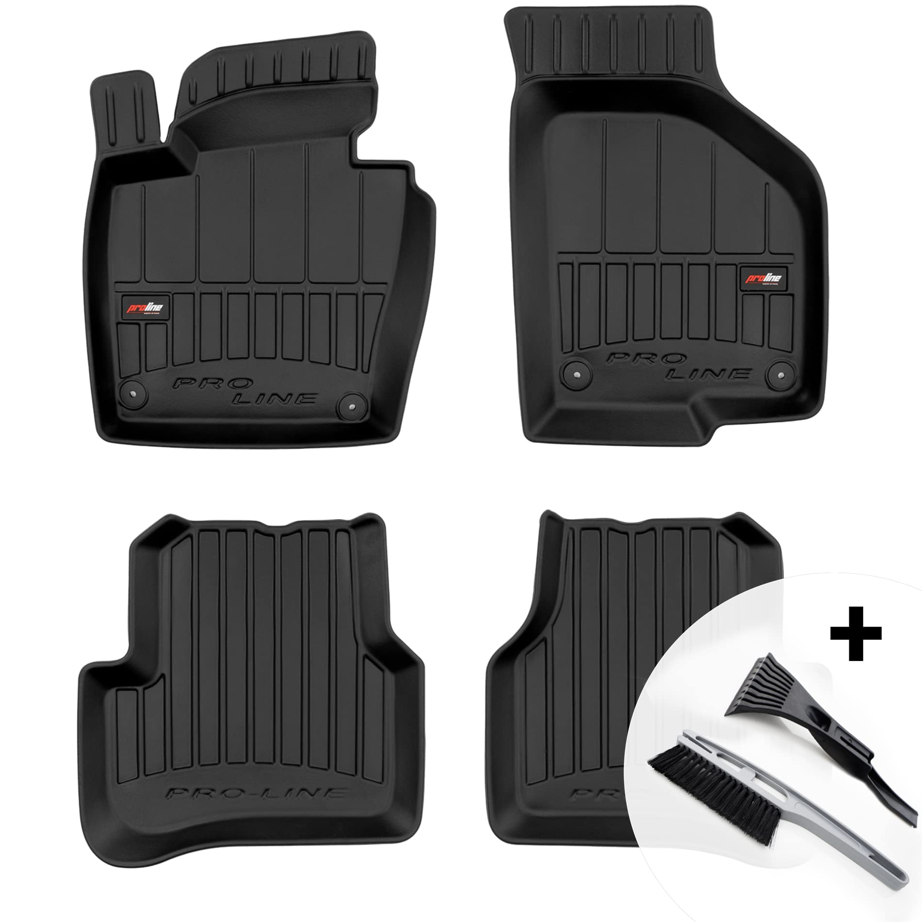 moto-MOLTICO 3D Gummimatten Auto, 4-teiliges Set, Allwetter Gummi Fußmatten, Antirutsch & Wasserfest Autoteppiche - passend für VW Passat B6 B7 CC 2005-2017 moto-MOLTICO 3D Gummimatten Auto, 4-teiliges Set, Allwetter Gummi Fußmatten, Antirutsch & Wasserfest Autoteppiche - passend für VW Passat B6 B7 CC 2005-2017 von moto-MOLTICO