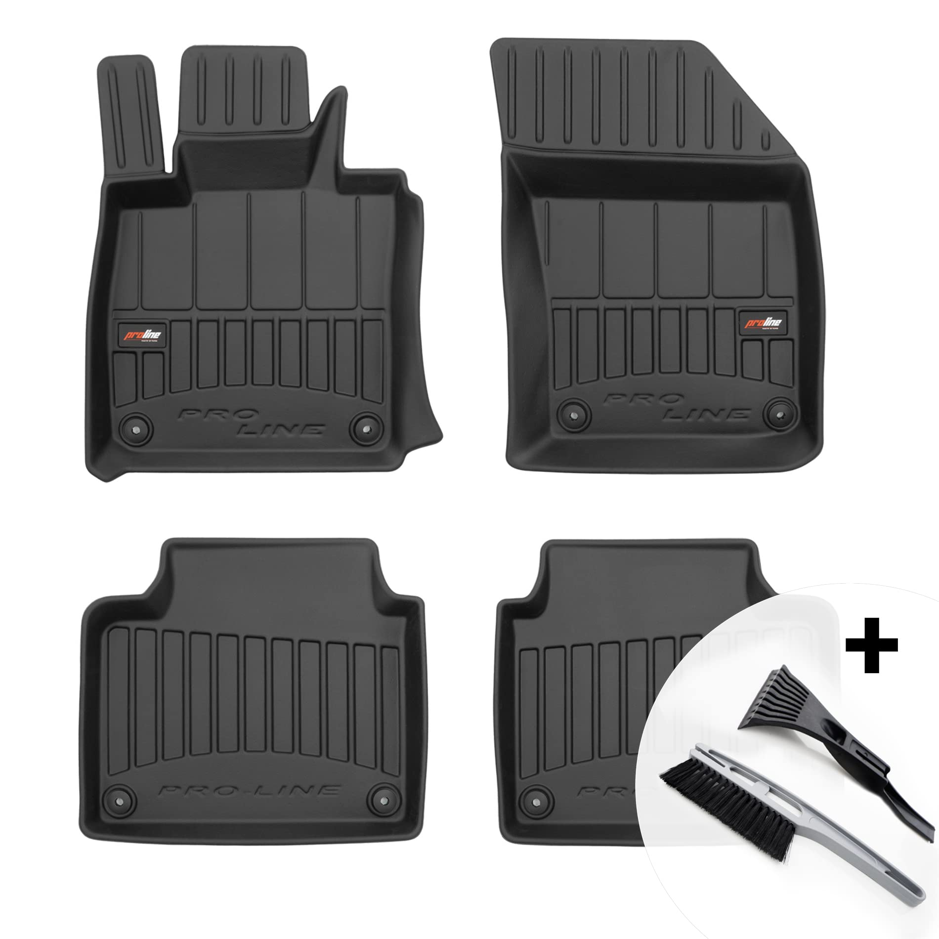 moto-MOLTICO 3D Gummimatten Auto, 4-teiliges Set, Allwetter Gummi Fußmatten, Antirutsch & Wasserfest Autoteppiche - passend für Volvo S90 V90 ab 2016 moto-MOLTICO 3D Gummimatten Auto, 4-teiliges Set, Allwetter Gummi Fußmatten, Antirutsch & Wasserfest Autoteppiche - passend für Volvo S90 V90 ab 2016 von moto-MOLTICO