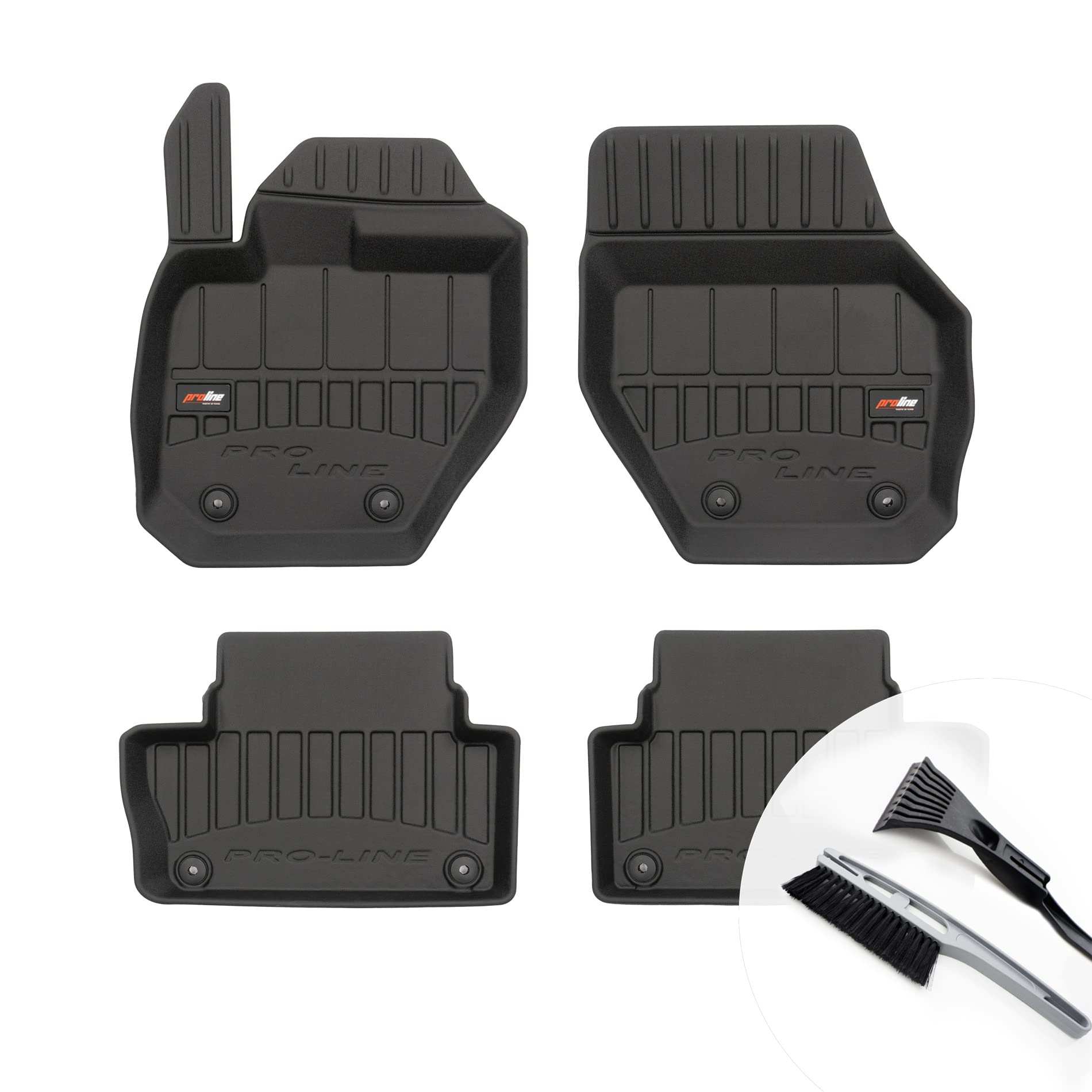 moto-MOLTICO 3D Gummimatten Auto, 4-teiliges Set, Allwetter Gummi Fußmatten, Antirutsch & Wasserfest Autoteppiche - passend für Volvo XC60 I 2008-2017 moto-MOLTICO 3D Gummimatten Auto, 4-teiliges Set, Allwetter Gummi Fußmatten, Antirutsch & Wasserfest Autoteppiche - passend für Volvo XC60 I 2008-2017 von moto-MOLTICO