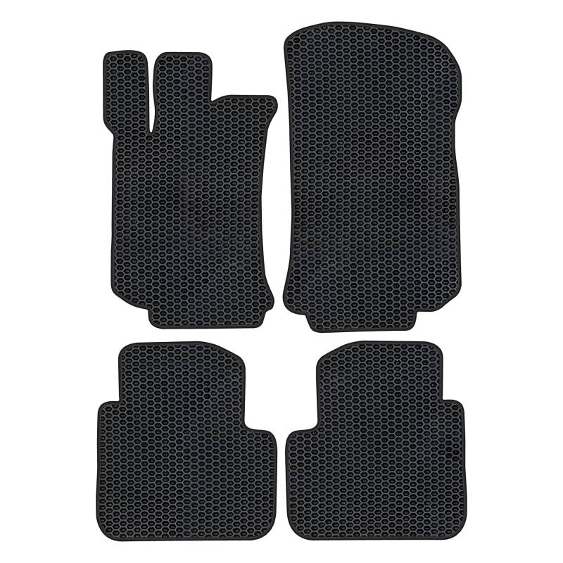 moto-MOLTICO Eva Fußmatten Auto - Automatten passend für Mercedes-Benz R-Klasse V251 2006-2013 5 Personen, rutschfeste und Wasserfeste Autoteppiche von moto-MOLTICO