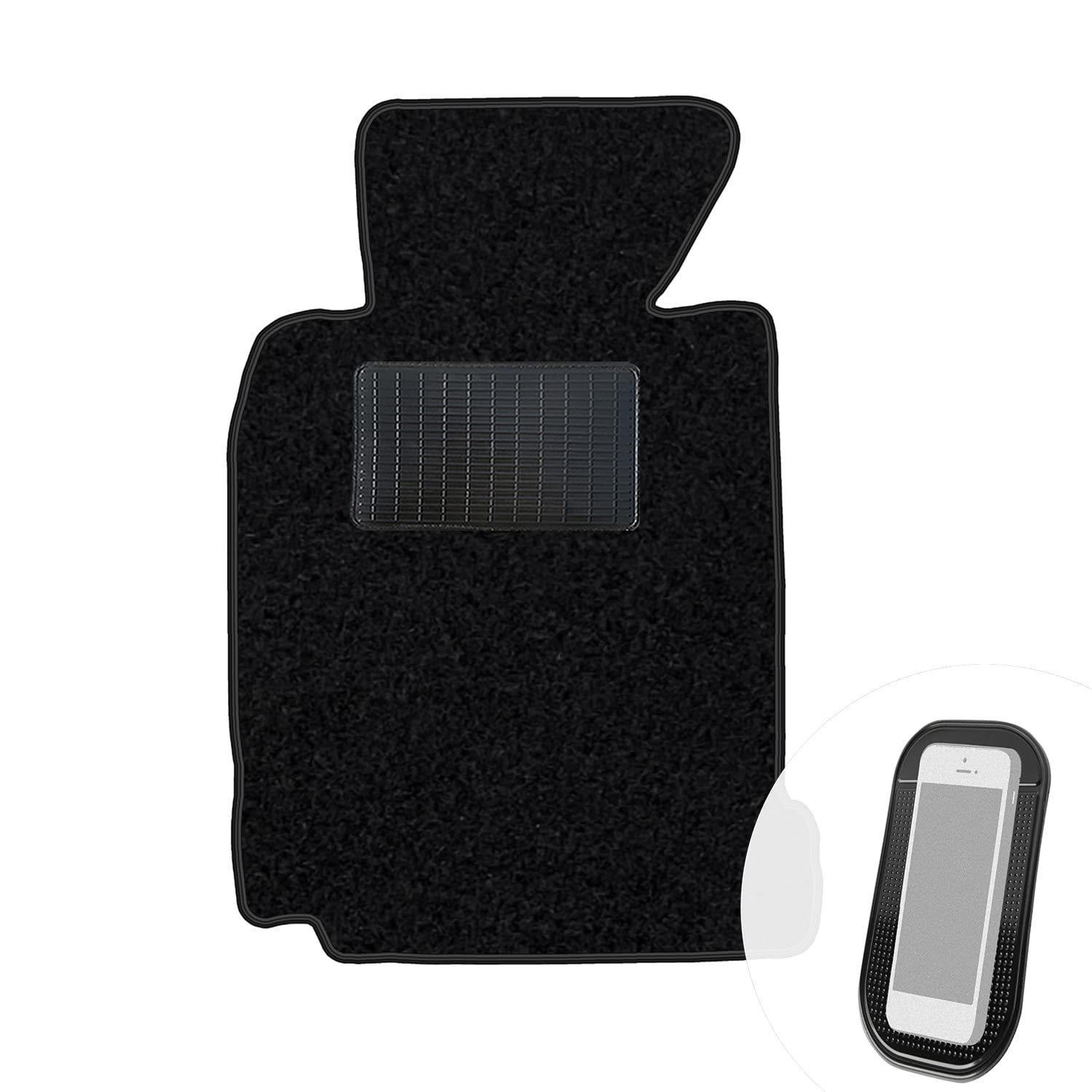 moto-MOLTICO Fahrer Fußmatte Auto Velours Fahrerseite Autoteppiche Schwarz Fahrermatte 1-teilig passend für BMW 5er E39 1996-2003 moto-MOLTICO Fahrer Fußmatte Auto Velours Fahrerseite Autoteppiche Schwarz Fahrermatte 1-teilig passend für BMW 5er E39 1996-2003 von moto-MOLTICO